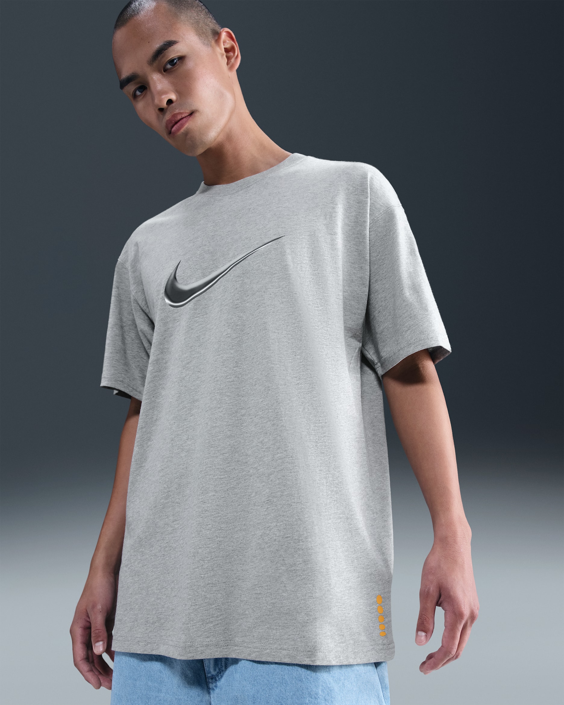 Nike Sportswear Men's Max90 T-Shirt - Dark Grey Heather