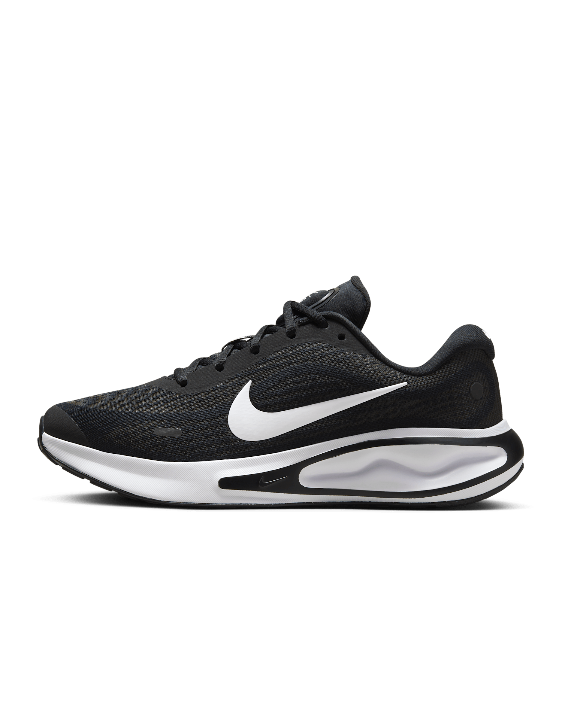 Nike Journey Run-løbesko til vej til kvinder - sort/hvid