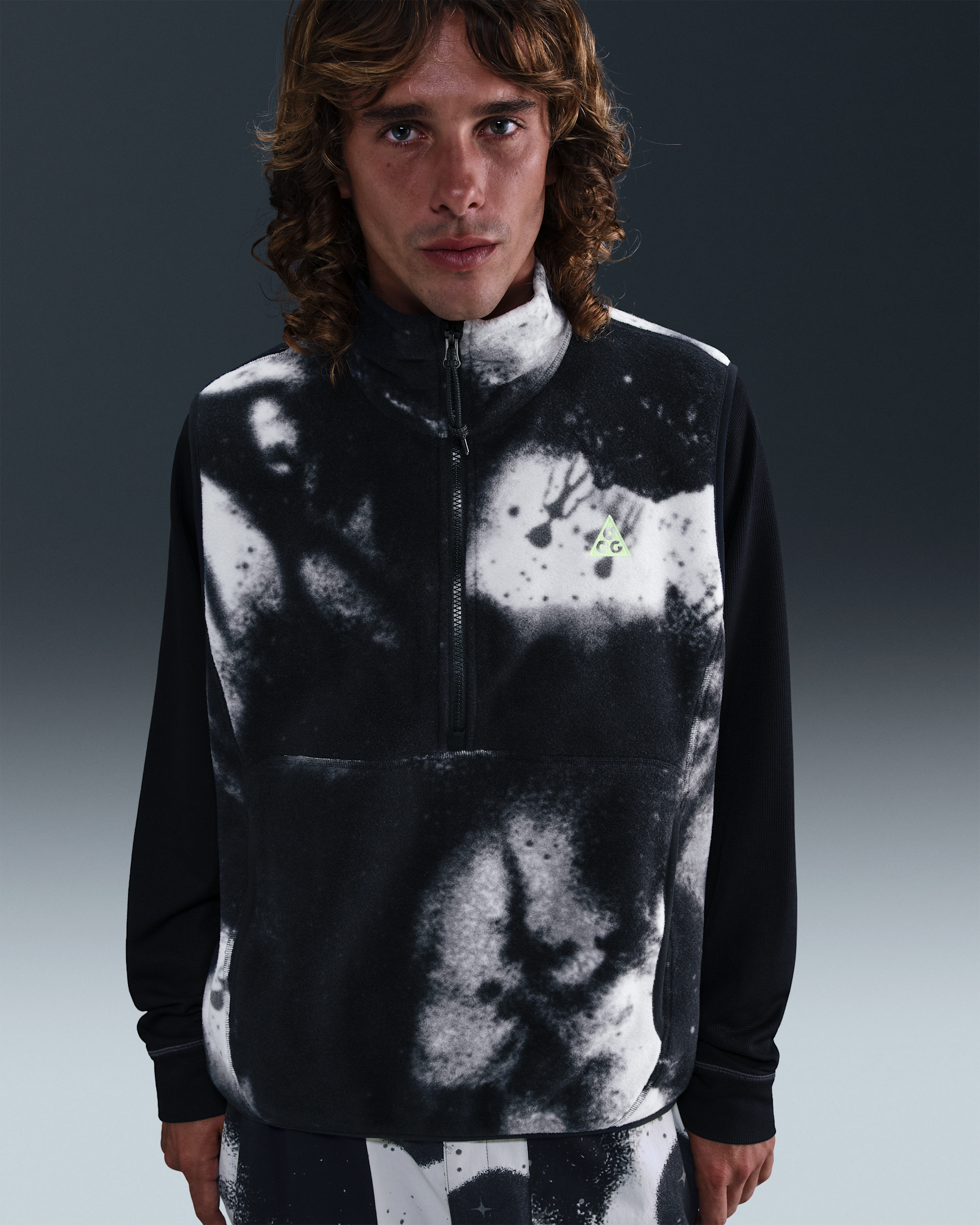 Nike ACG "Wolf Tree" Printed Vest - Anthracite/Black/Summit White