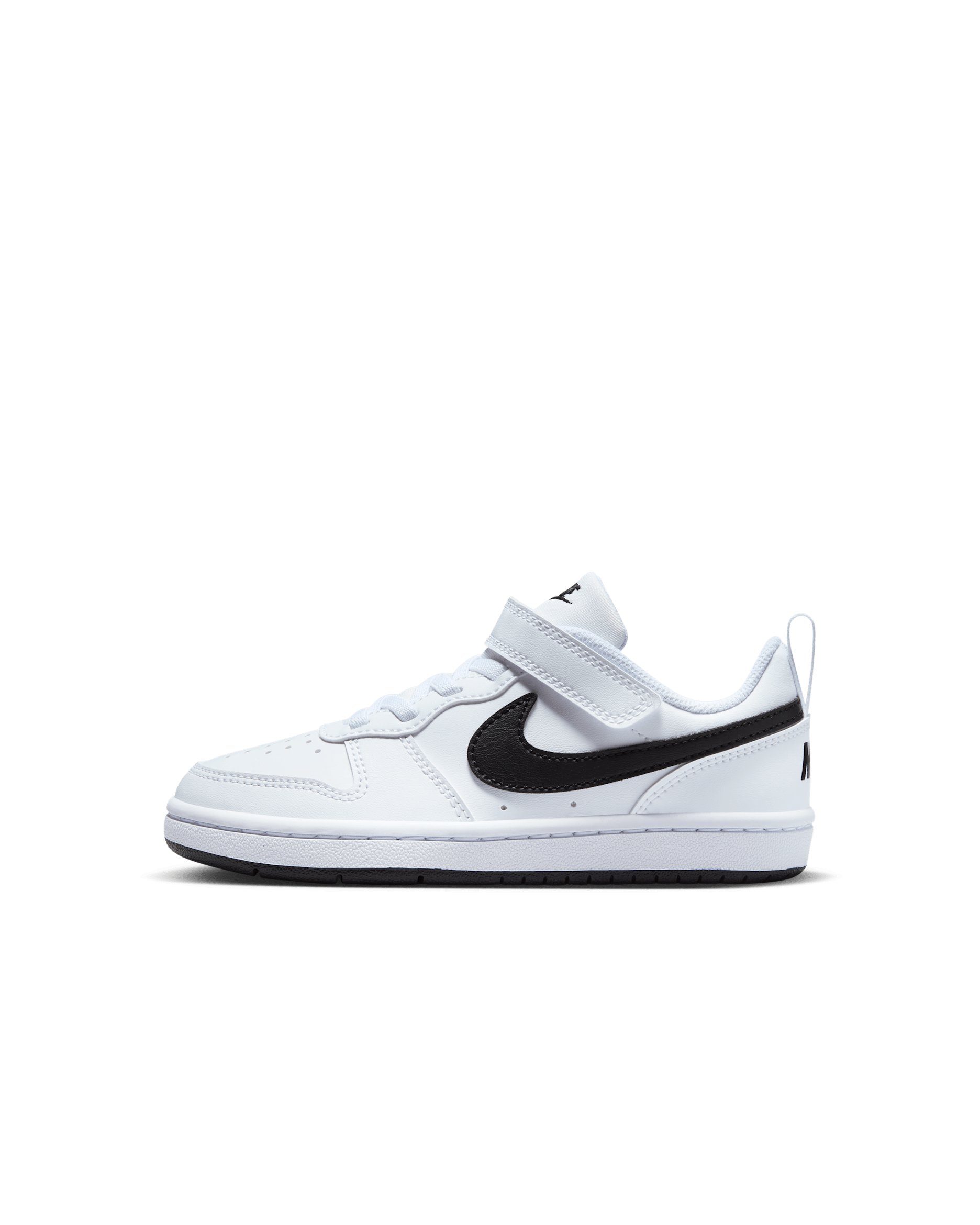 Tenis para niños de preescolar Nike Court Borough Low Recraft - Blanco/Negro