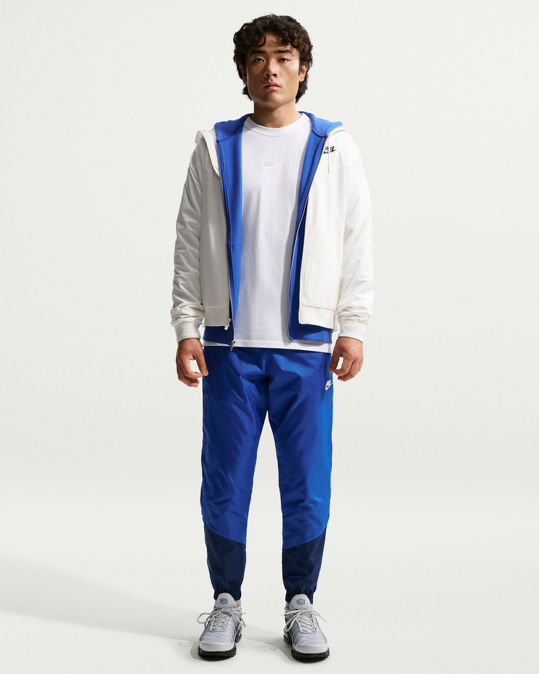 Nike Windrunner Men's Woven Lined Pants - Game Royal/Blue Void/Sail