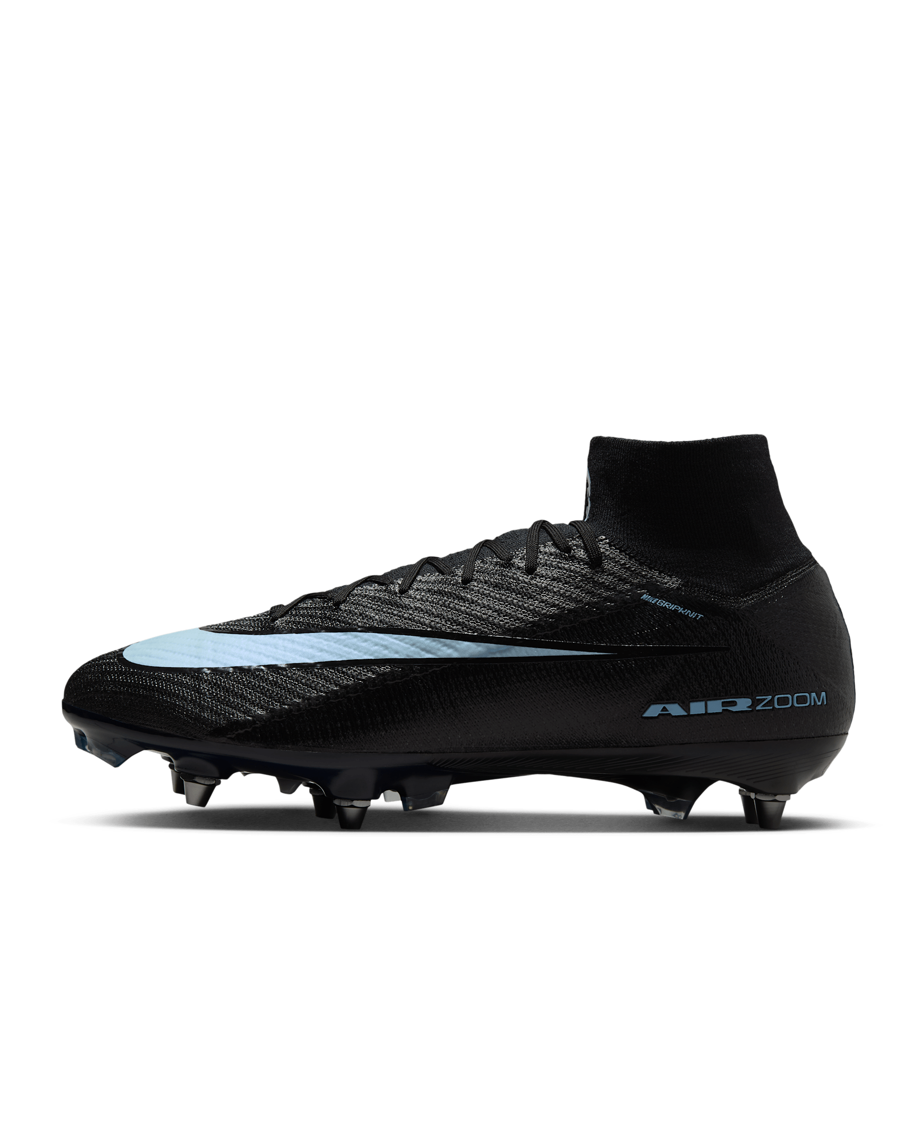 Scarpa da calcio a taglio alto SG-Pro Nike Mercurial Superfly 10 Elite - Nero/Ice Blue