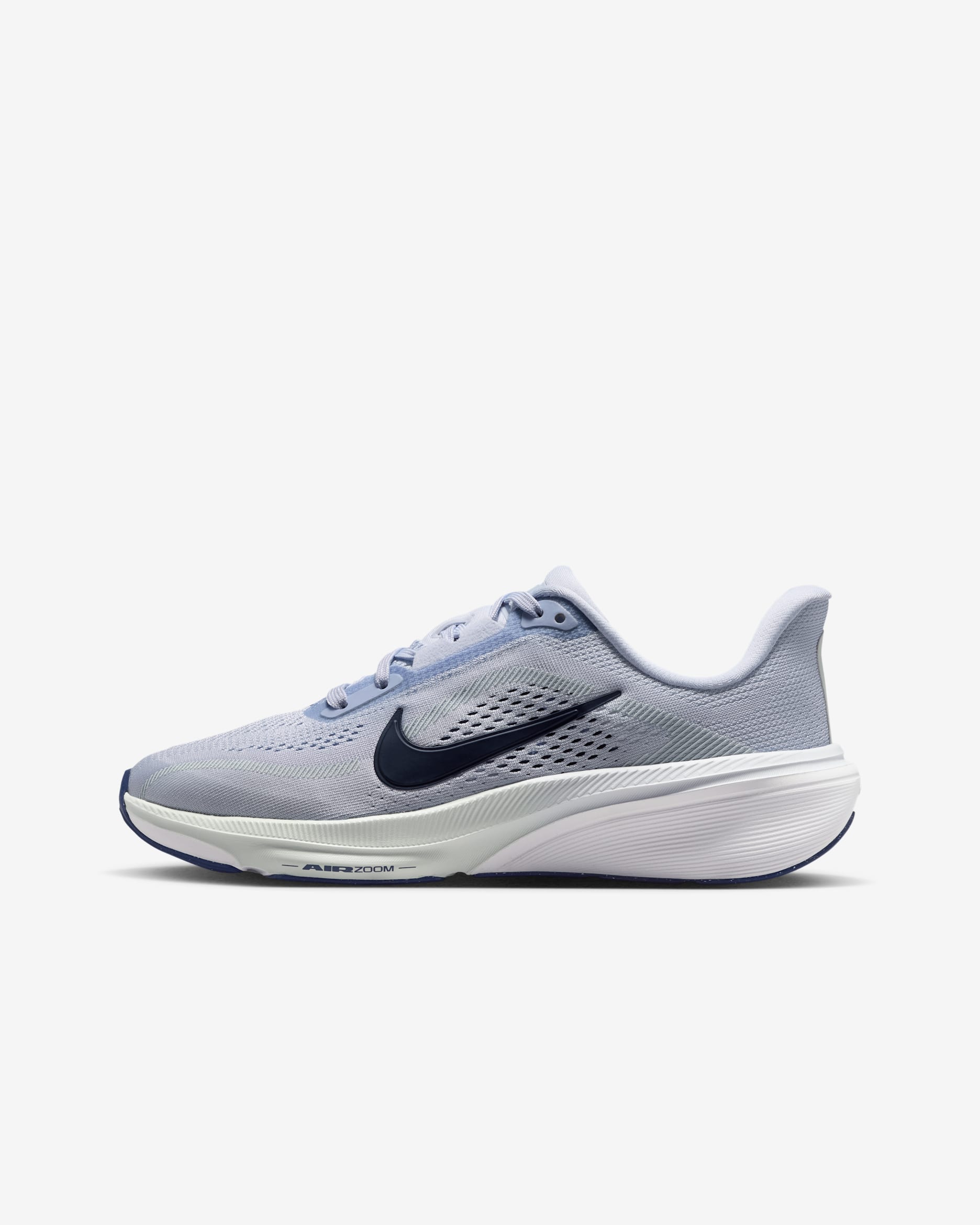 Nike Pegasus 42 løpesko for vei til store barn - Football Grey/Football Grey/Barely Green/Blue Void