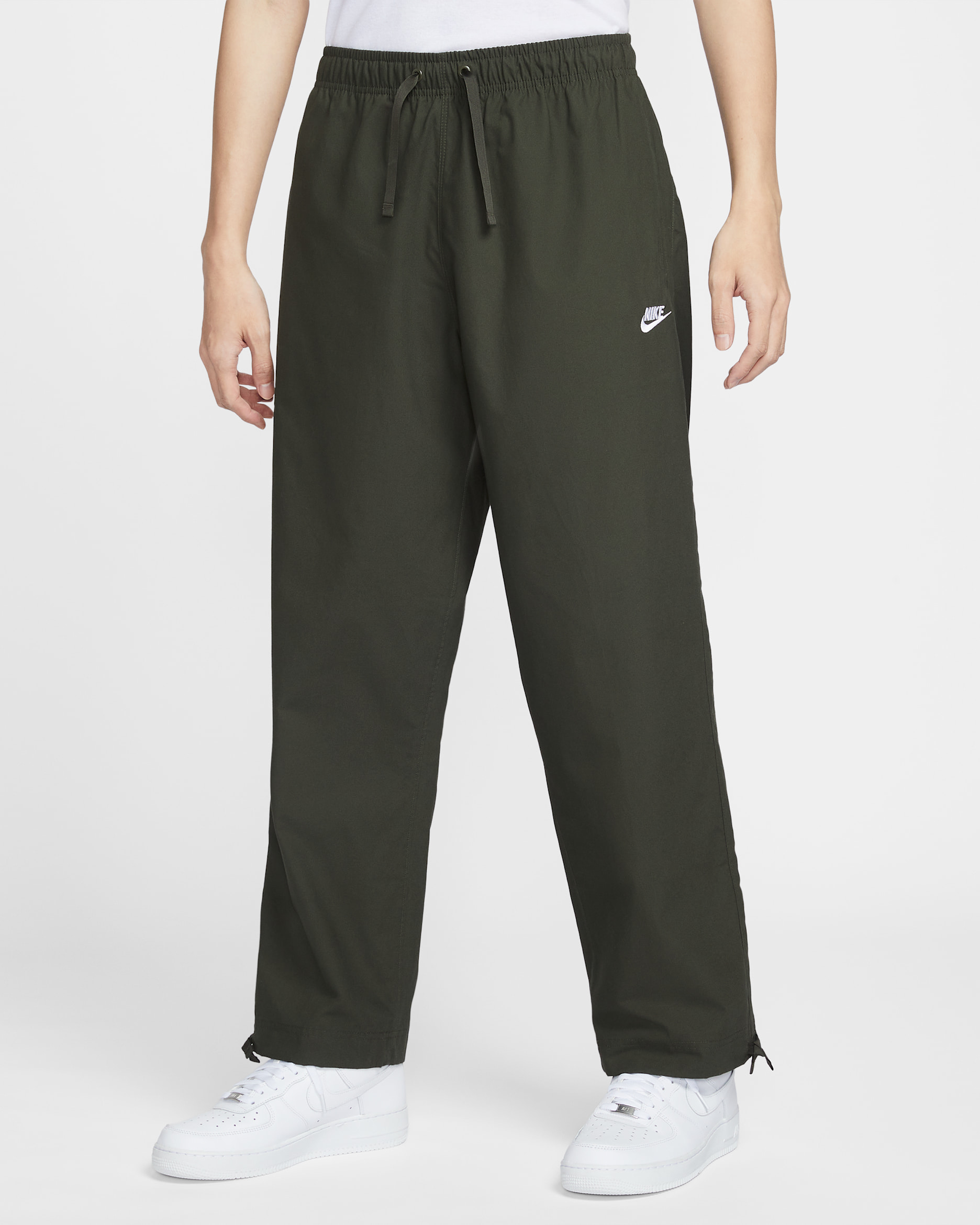 나이키 스포츠웨어 클럽 남성 팬츠 - 세쿼이아/화이트