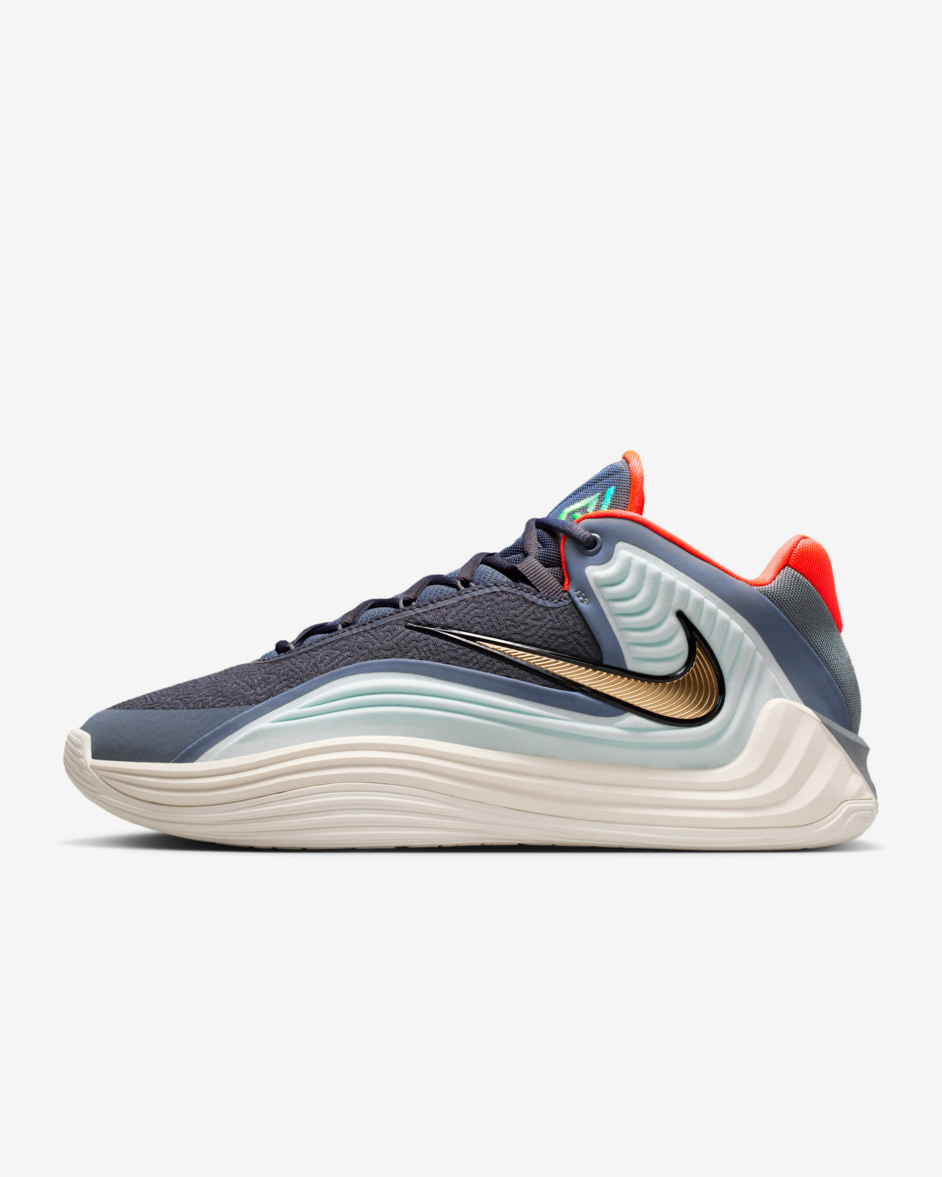 ヤニス フリーク 7 EP バスケットボールシューズ - クールグレー/ココナッツミルク/トータルクリムゾン/イエローゴールド