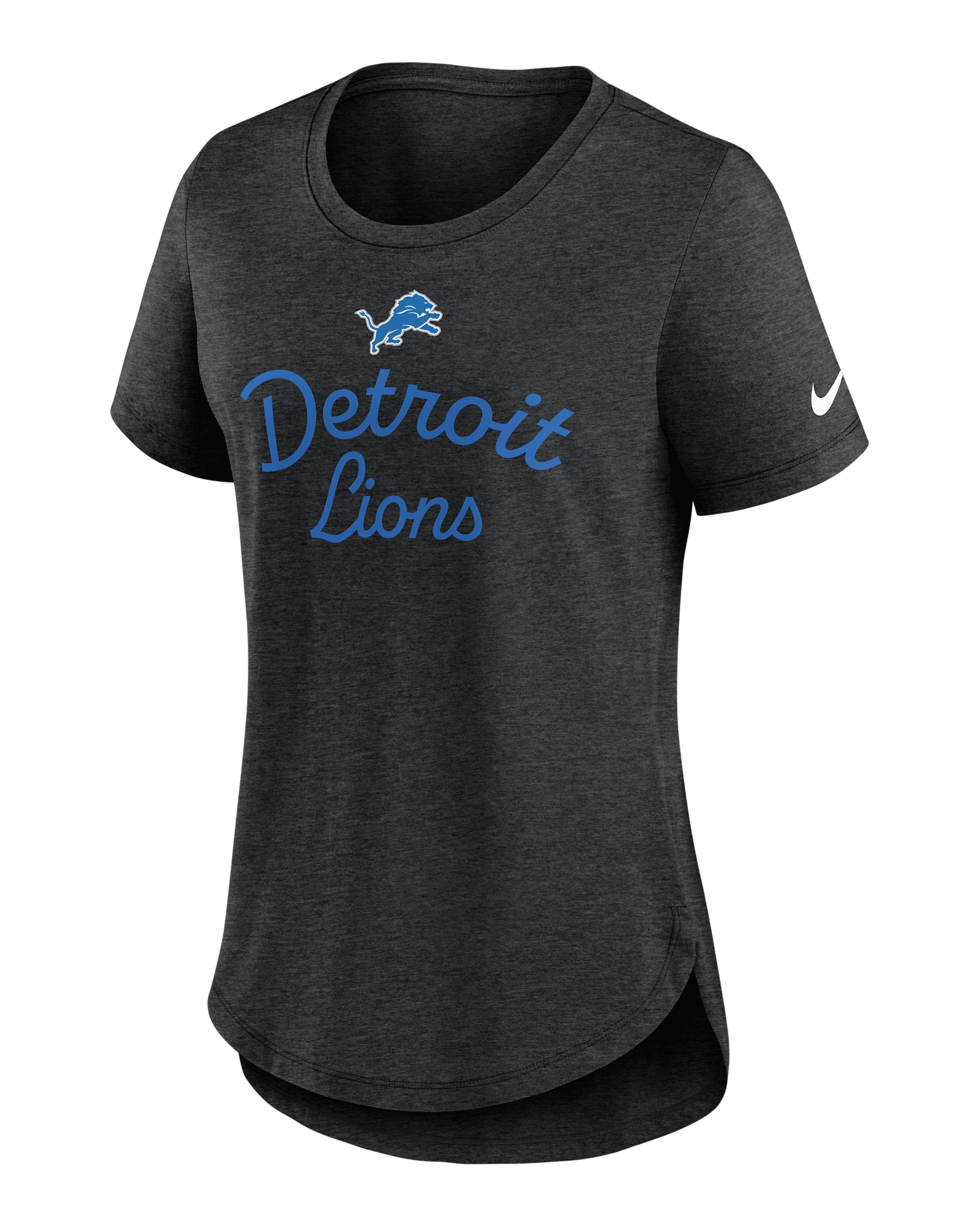 Detroit Lions Script Women's Nike NFL T-Shirt - Black