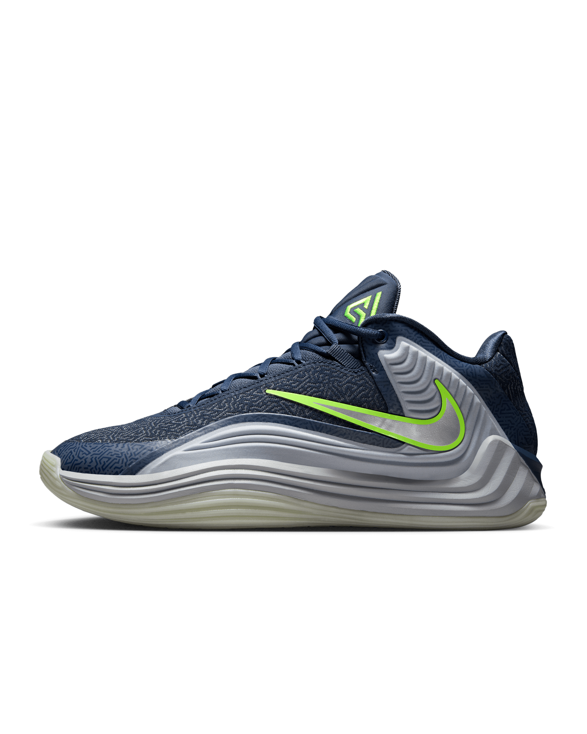 Giannis Freak 7 'Night Shift' basketbalschoenen - Thunder Blue/Wolf Grey/Midnight Navy/Phantom