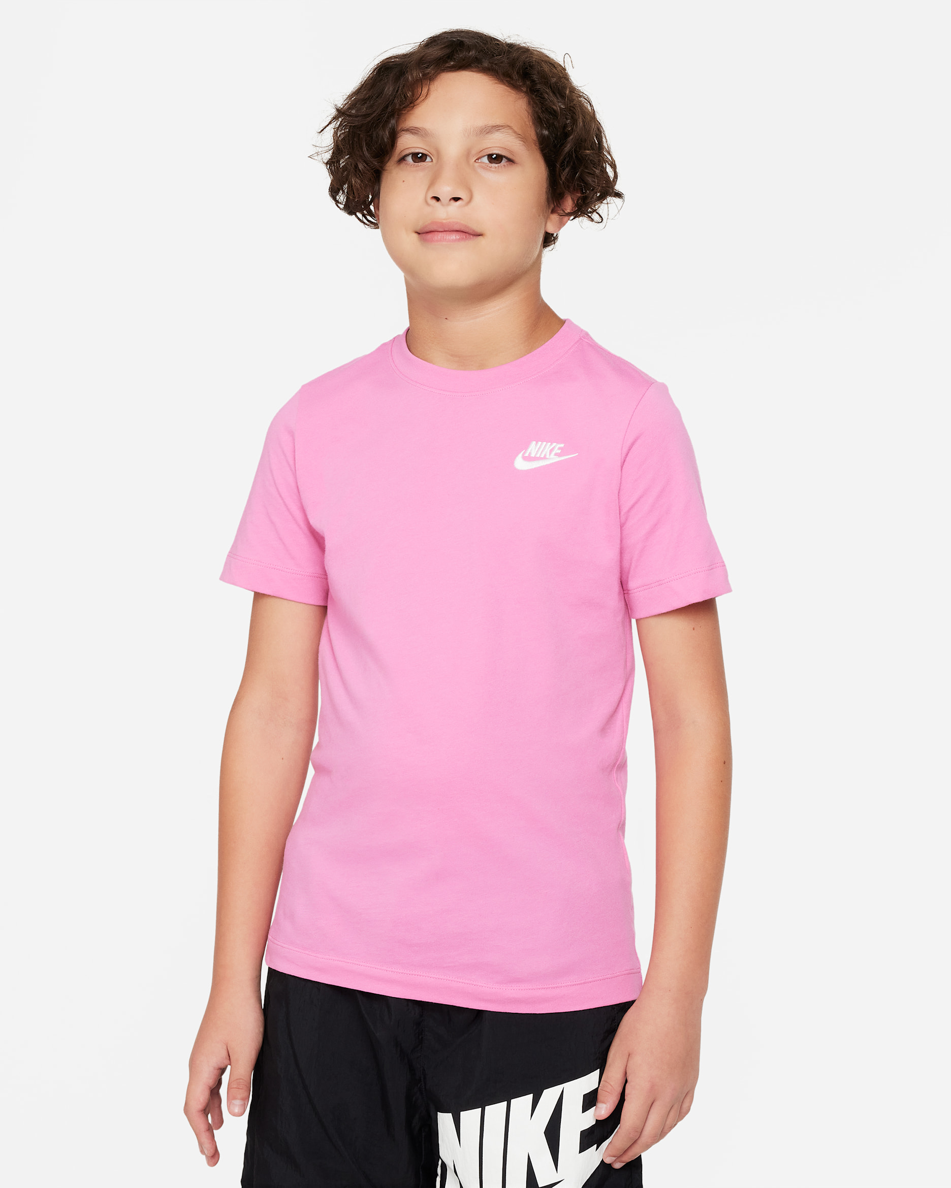 Nike Sportswear Older Kids' T-Shirt - Playful Pink/White