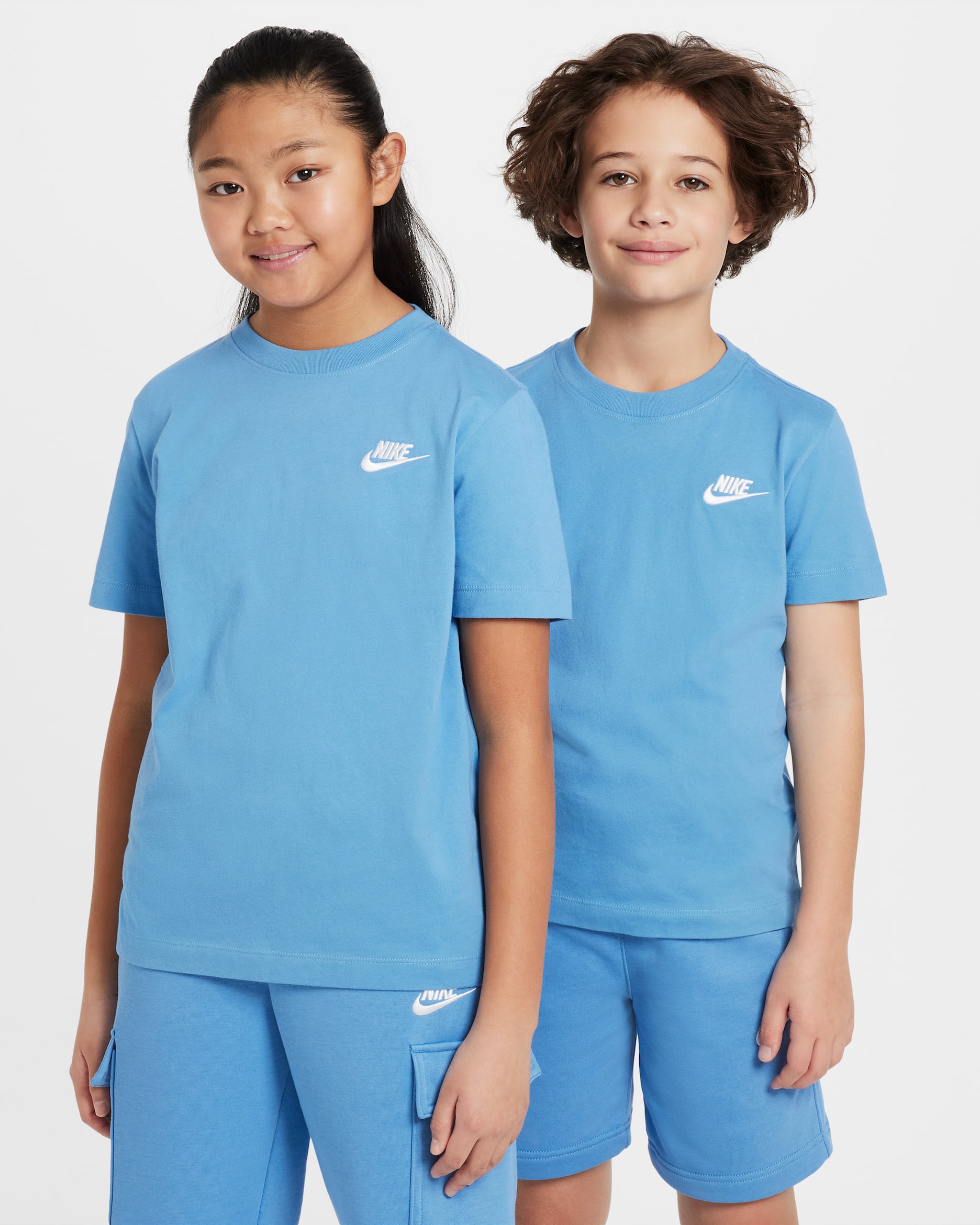 Nike Sportswear T-skjorte til store barn - Blue Beyond