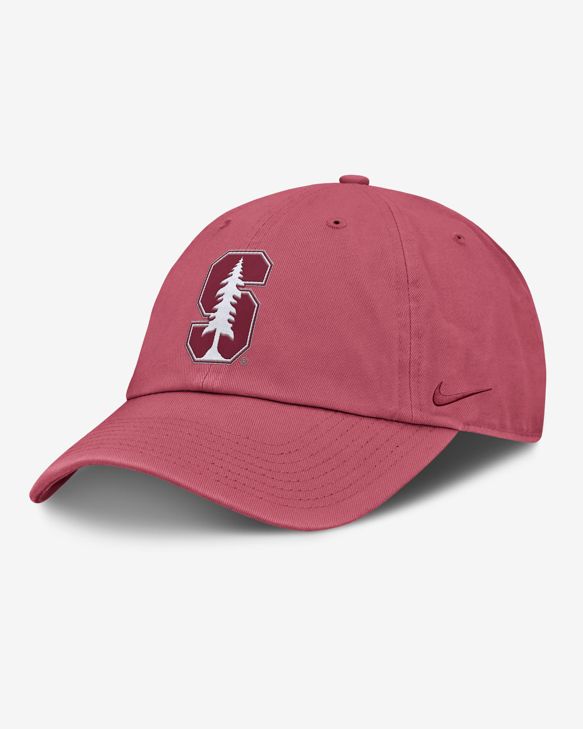 Gorra ajustable universitaria Nike para hombre Stanford Primetime Campus Club Toned - Rosa