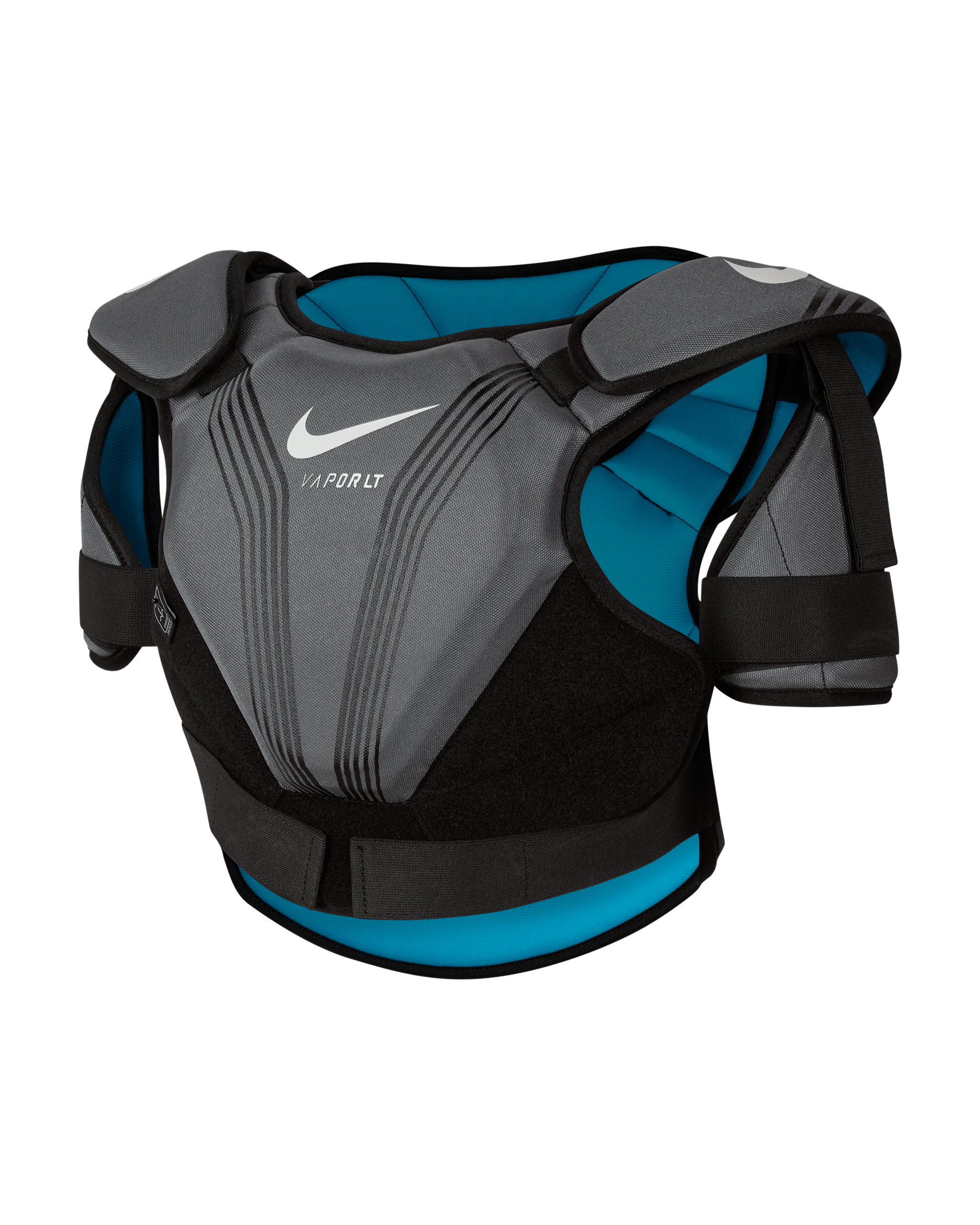 Nike Vapor LT Big Kids' Lacrosse Shoulder Pads - Black