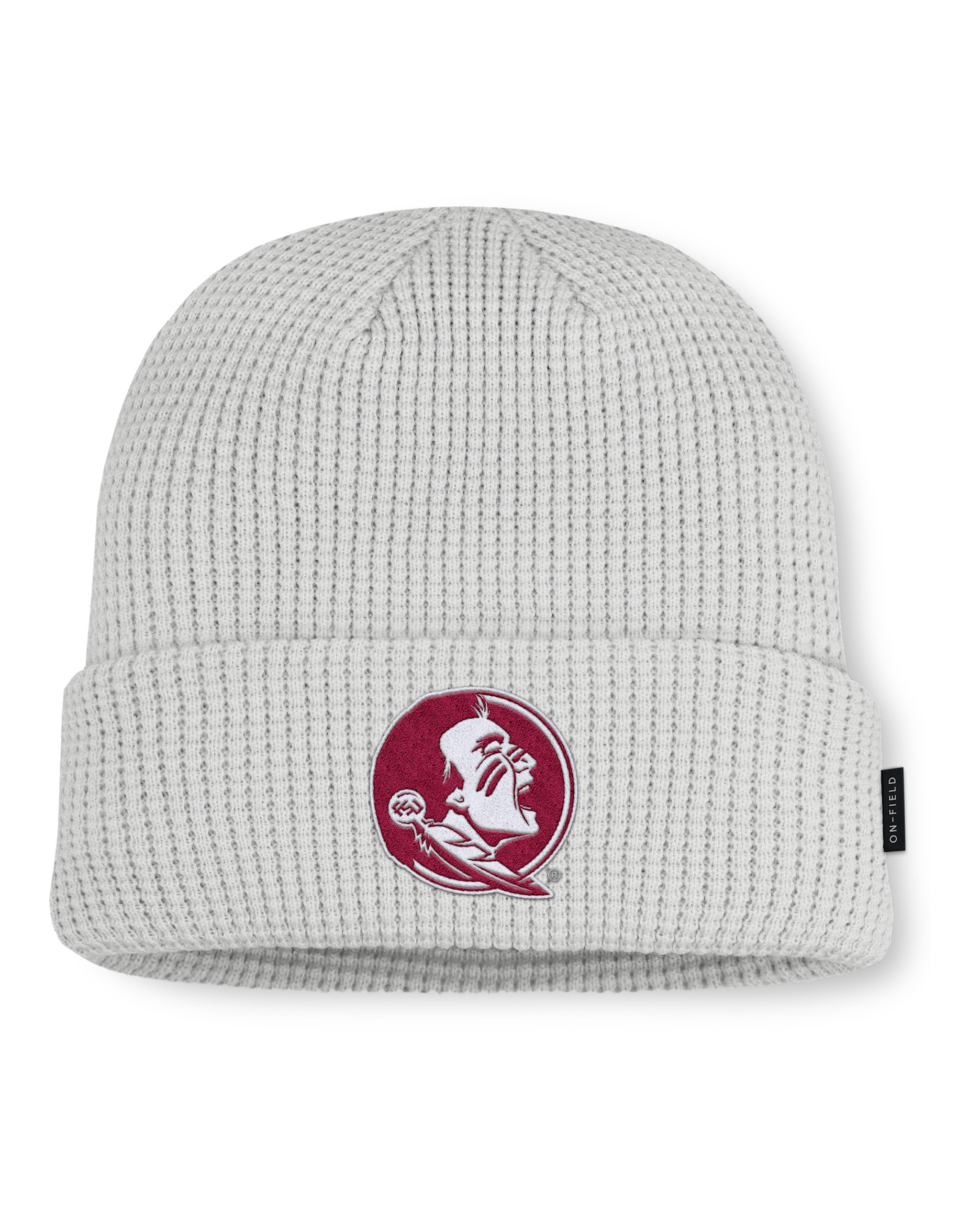Gorro con dobladillo universitario Nike para hombre Florida State Utility Off-Field - Gris