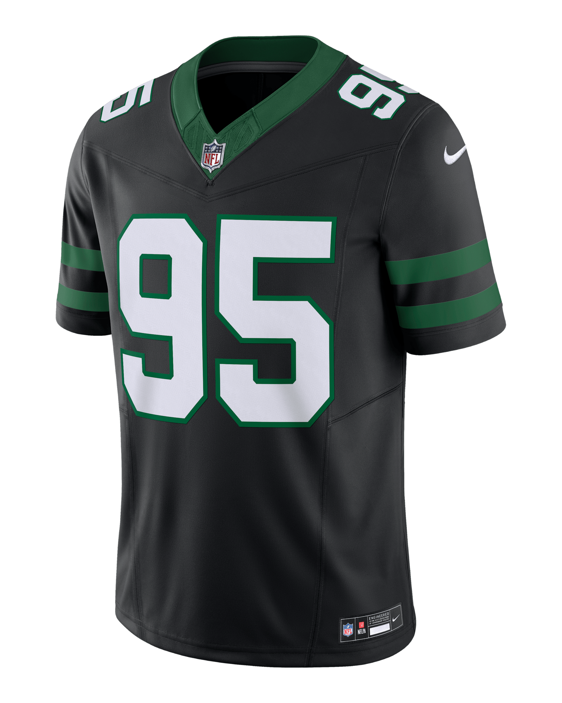 Jersey de fútbol americano Nike Dri-FIT de la NFL Limited para hombre Quinnen Williams New York Jets - Negro