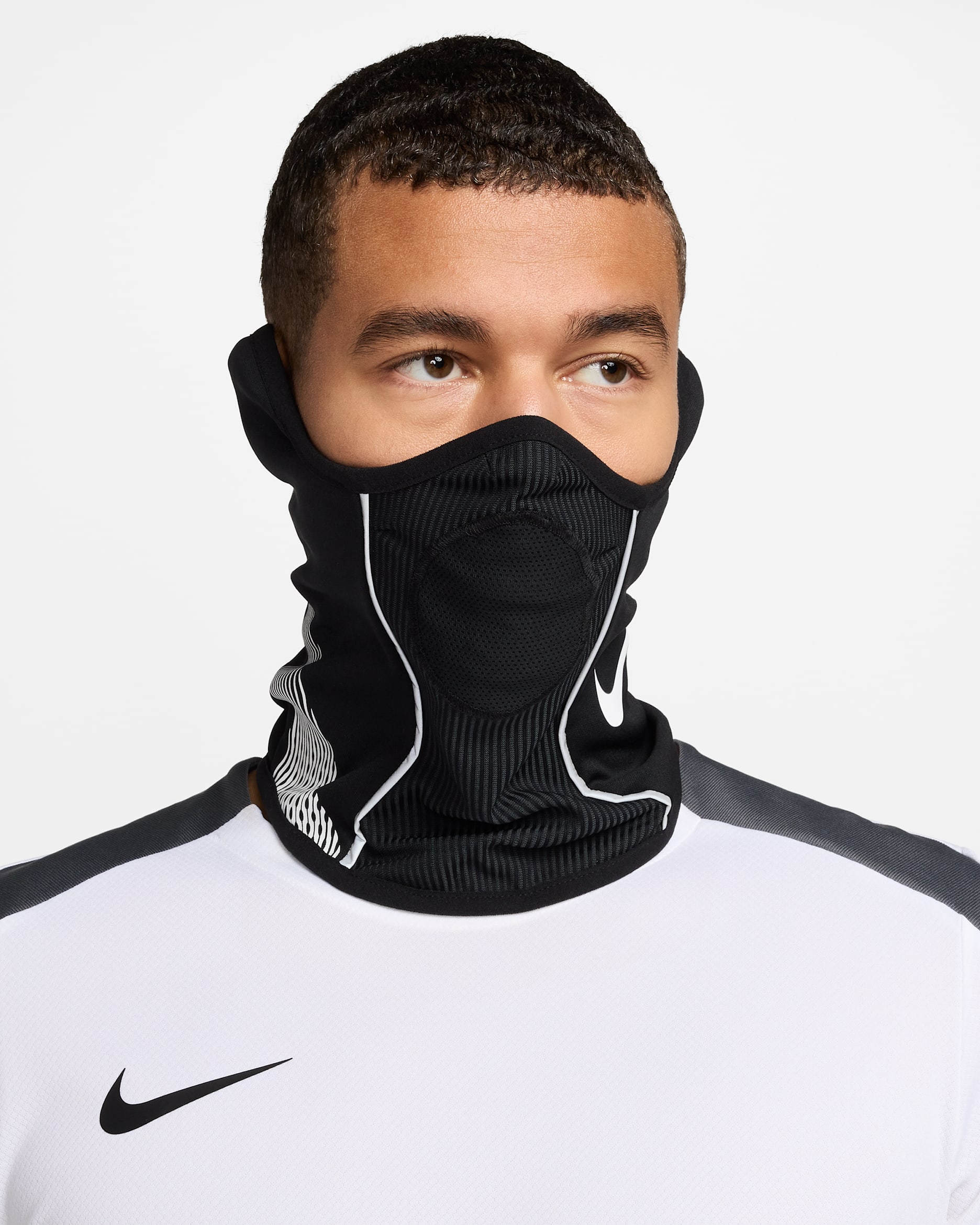 Nike Academy Dri-FIT Football Snood - Black/White/White