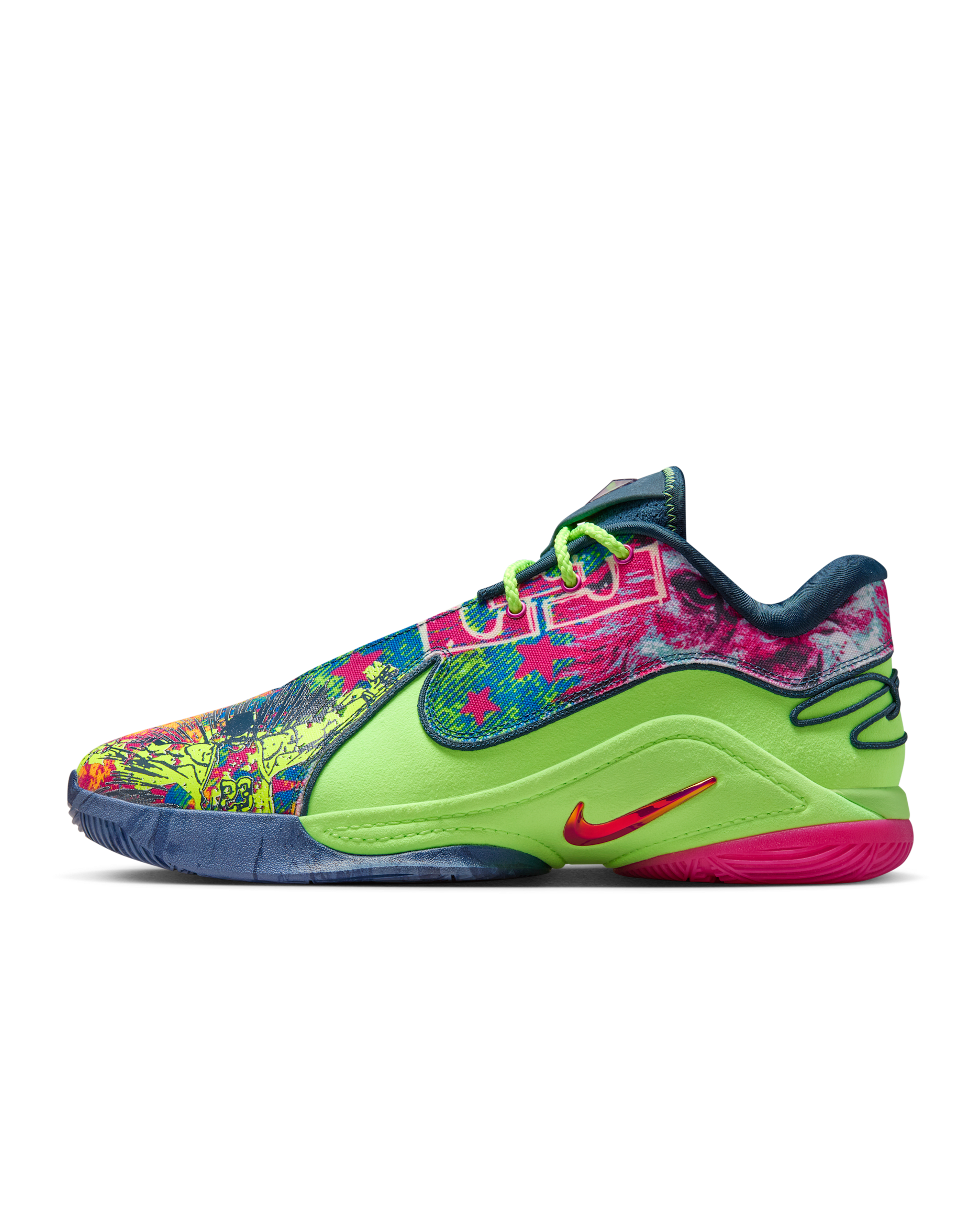 LeBron XXII Zapatillas de baloncesto - Blustery/Ghost Green/Diffused Blue/Fireberry