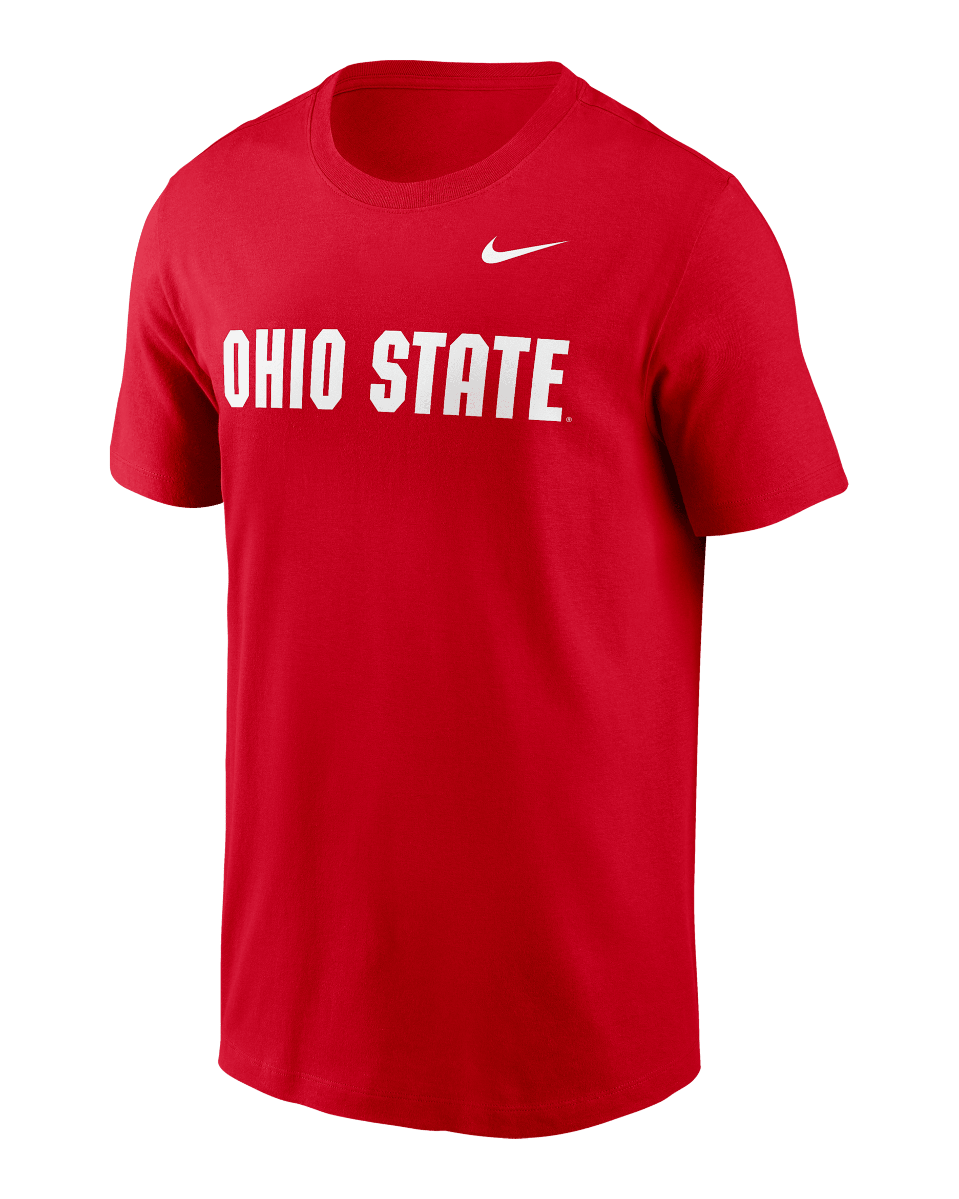 Ohio State Buckeyes Primetime Wordmark Men's Nike College T-Shirt - Scarlet