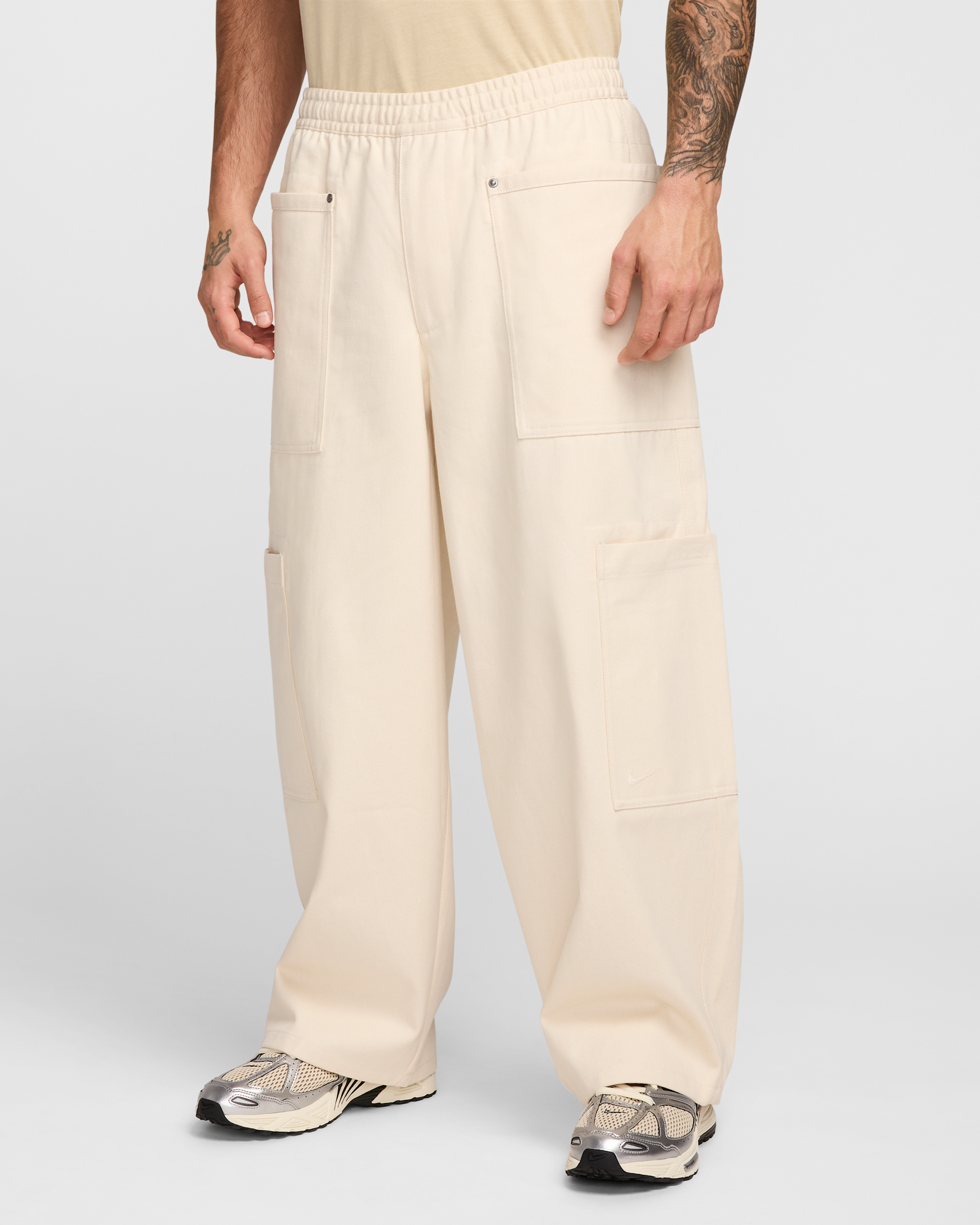 Nike Life Men's Utility Pants - Pure/Pure