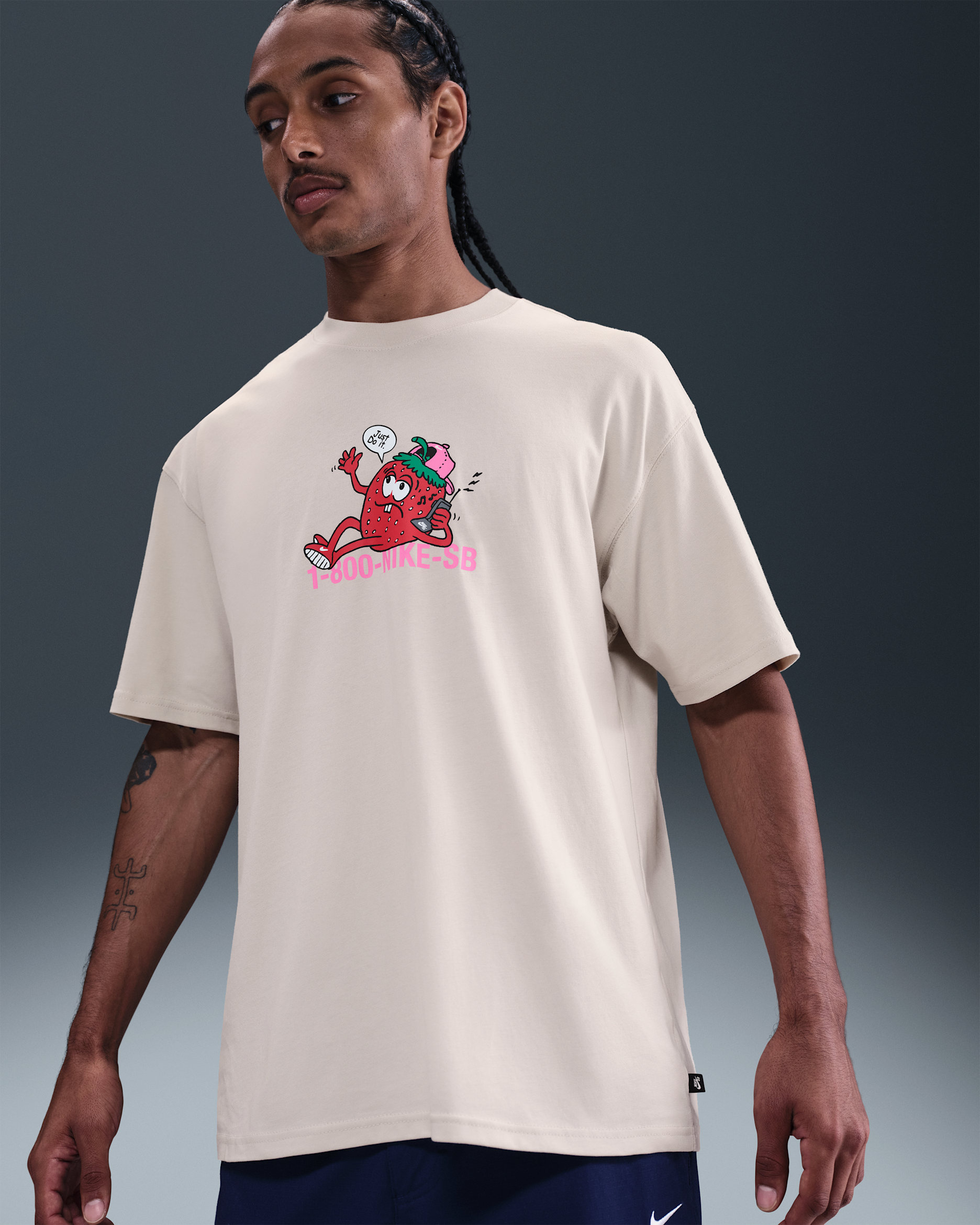 Nike SB Max90 Skate T-Shirt - Light Bone