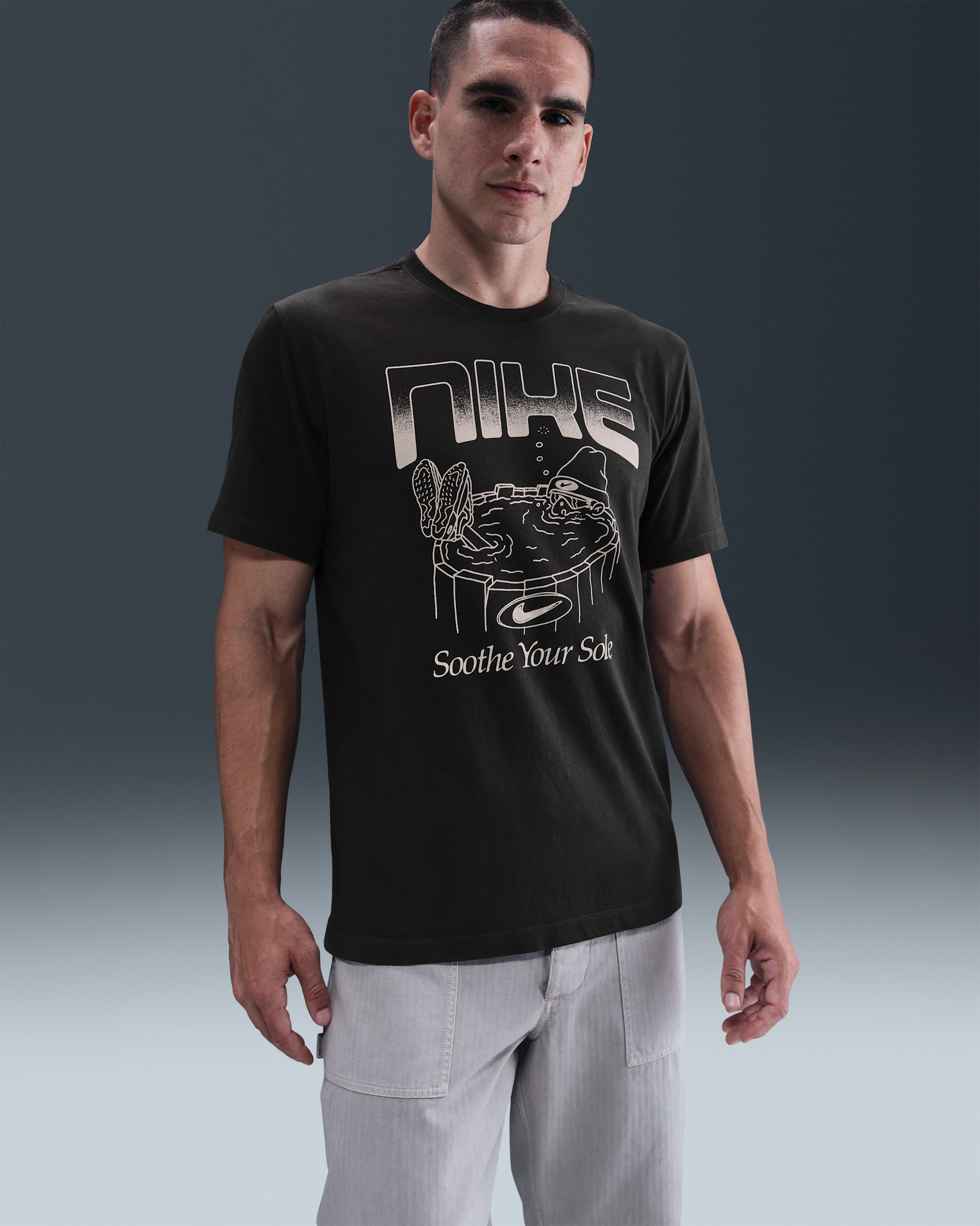 T-shirt Nike Sportswear - Off Noir