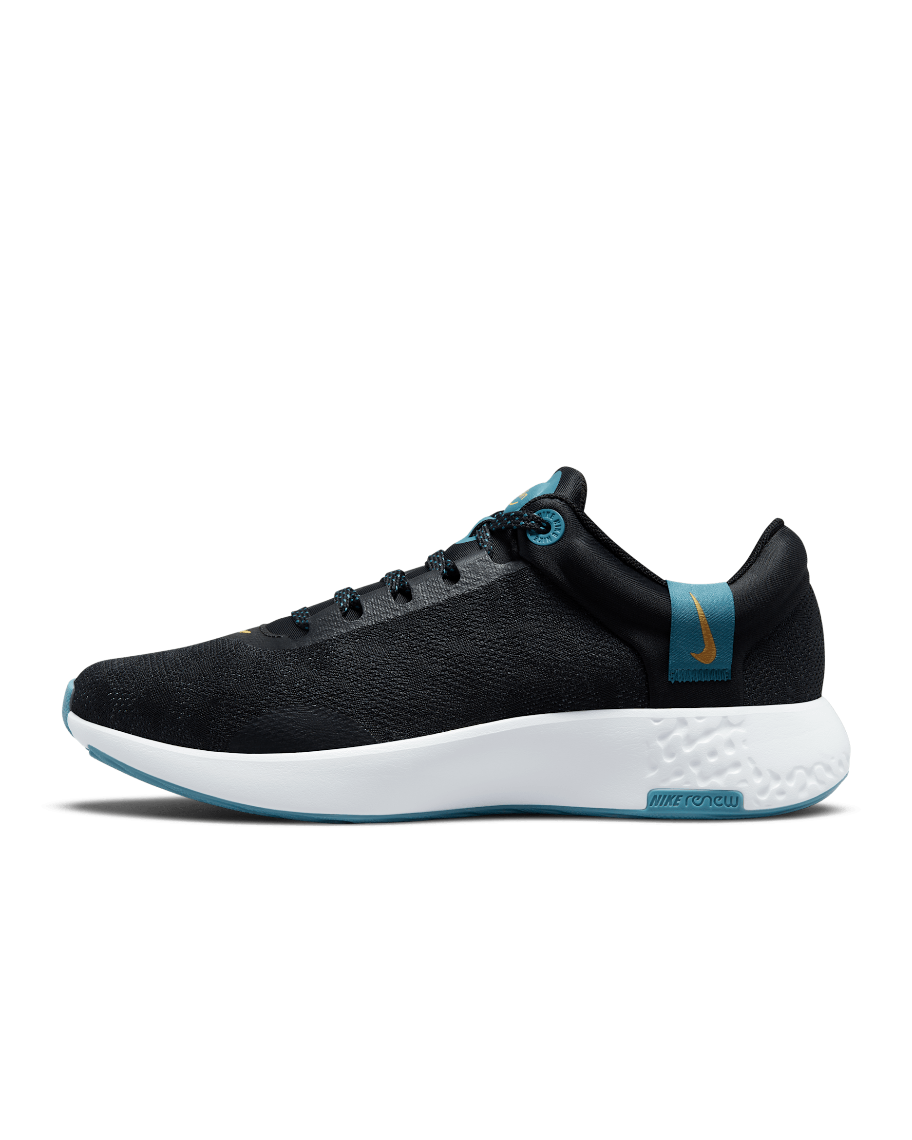 Nike Serenity Run 2 Women's Road Running Shoes - Black/Noise Aqua/Anthracite/Wheat Gold