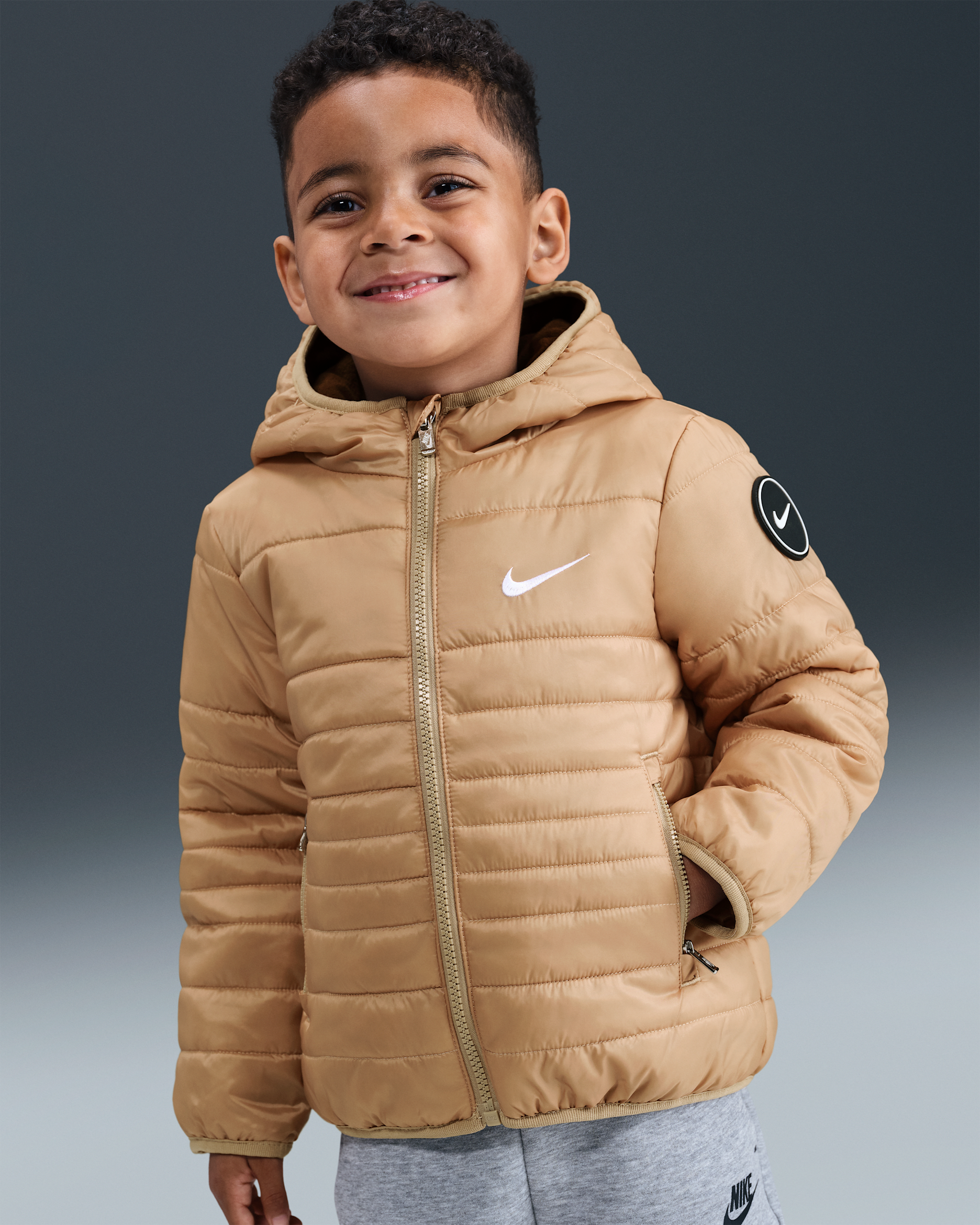 Nike Midweight Fill Jacket Toddler Jacket - Hemp
