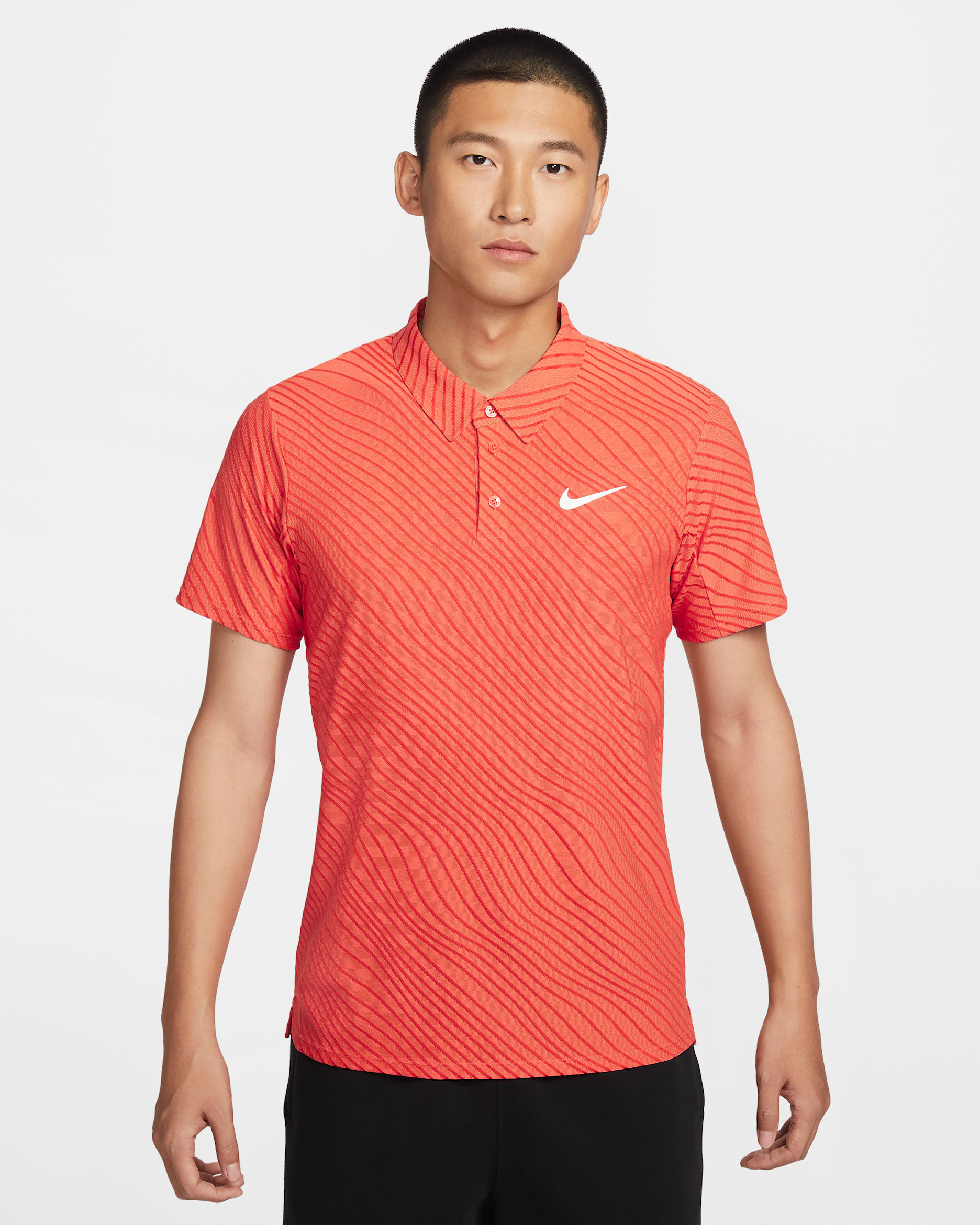나이키코트 남성 슬램 드라이 핏 ADV 폴로 - 터프 오렌지/터프 오렌지/화이트