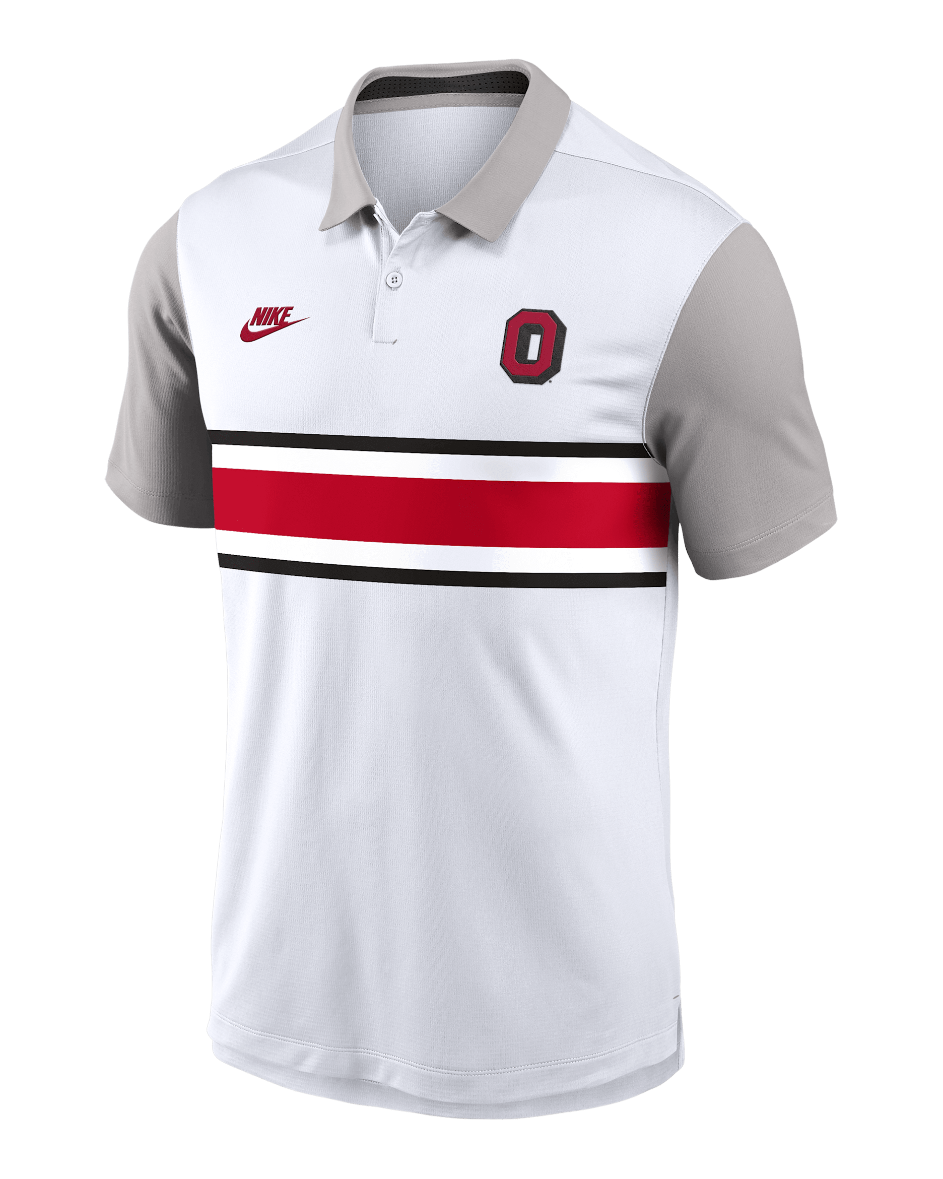 Ohio State Athletic Prep Vapor Legacy Logo Men's Nike Dri-FIT College Polo - White