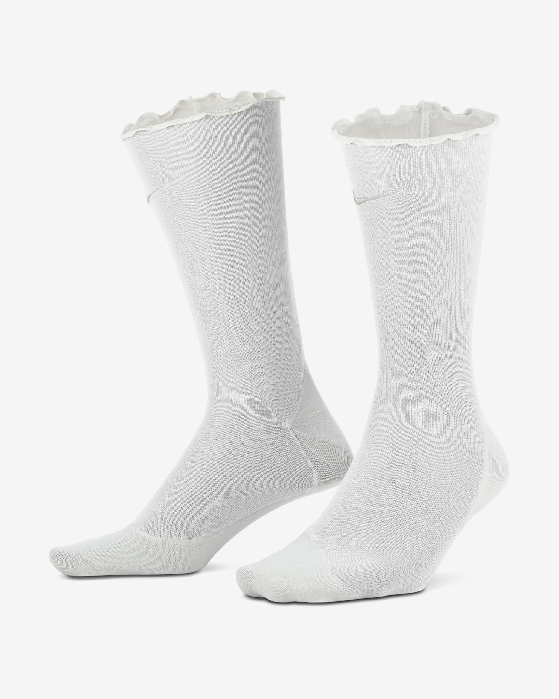 Calcetines de tobillo de entrenamiento para mujer Nike Sheer - Polvo fotón/Blanco/Polvo fotón