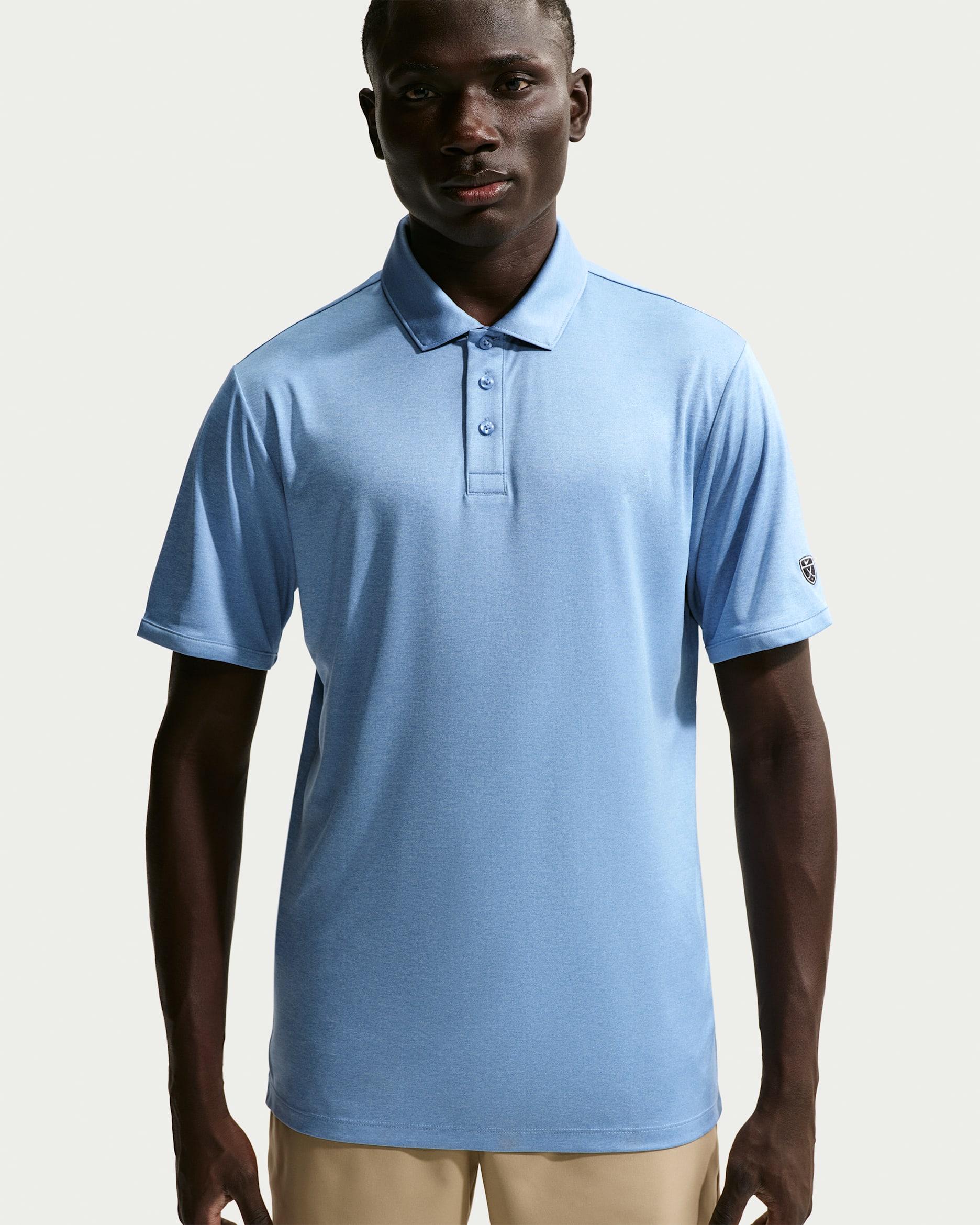 Polo de golf Dri-FIT para hombre Nike Par - Azul de trabajo/Azul de trabajo