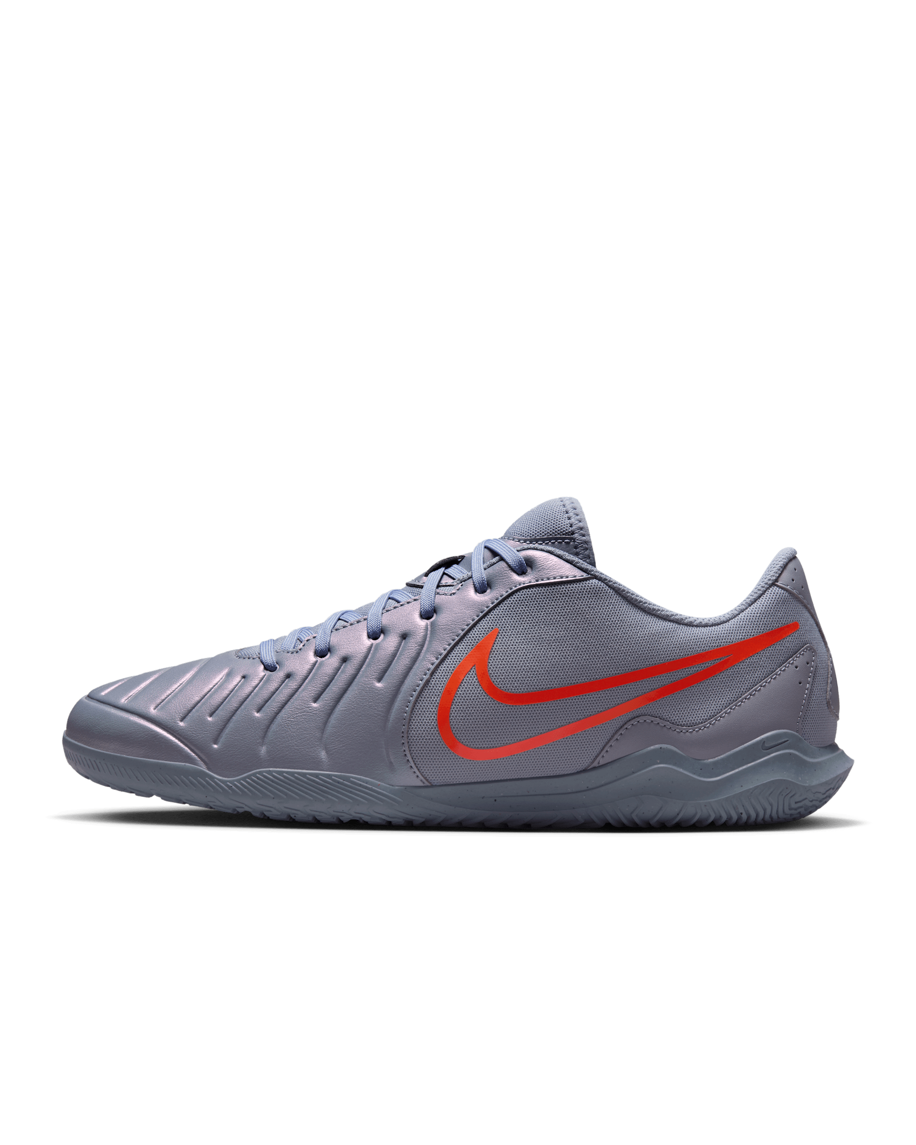 Tacos de fútbol para cancha cubierta de corte low Nike Tiempo Legend 10 Club - Azul eclipse/Negro