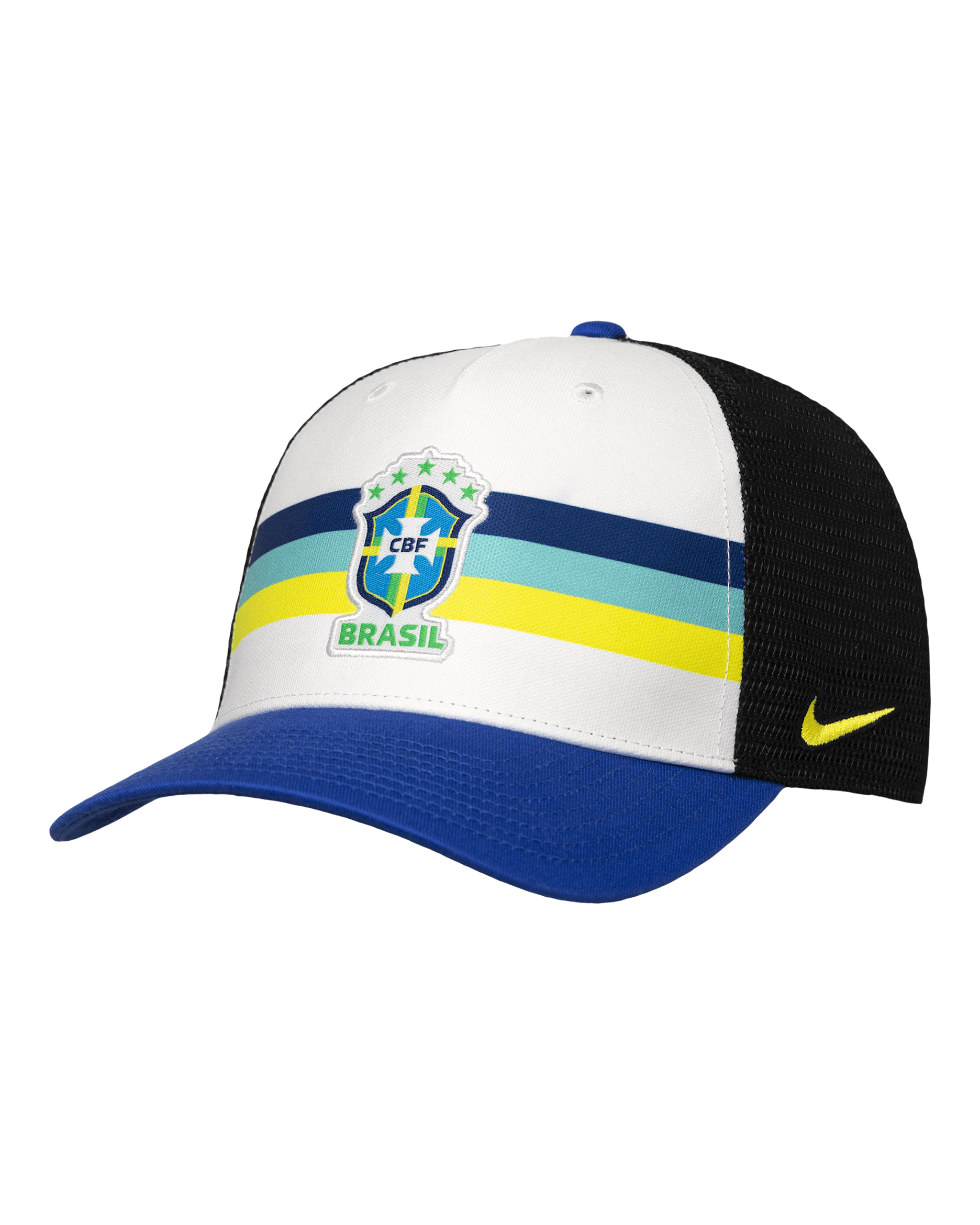 Brazil Nike Soccer Trucker Cap - Game Royal