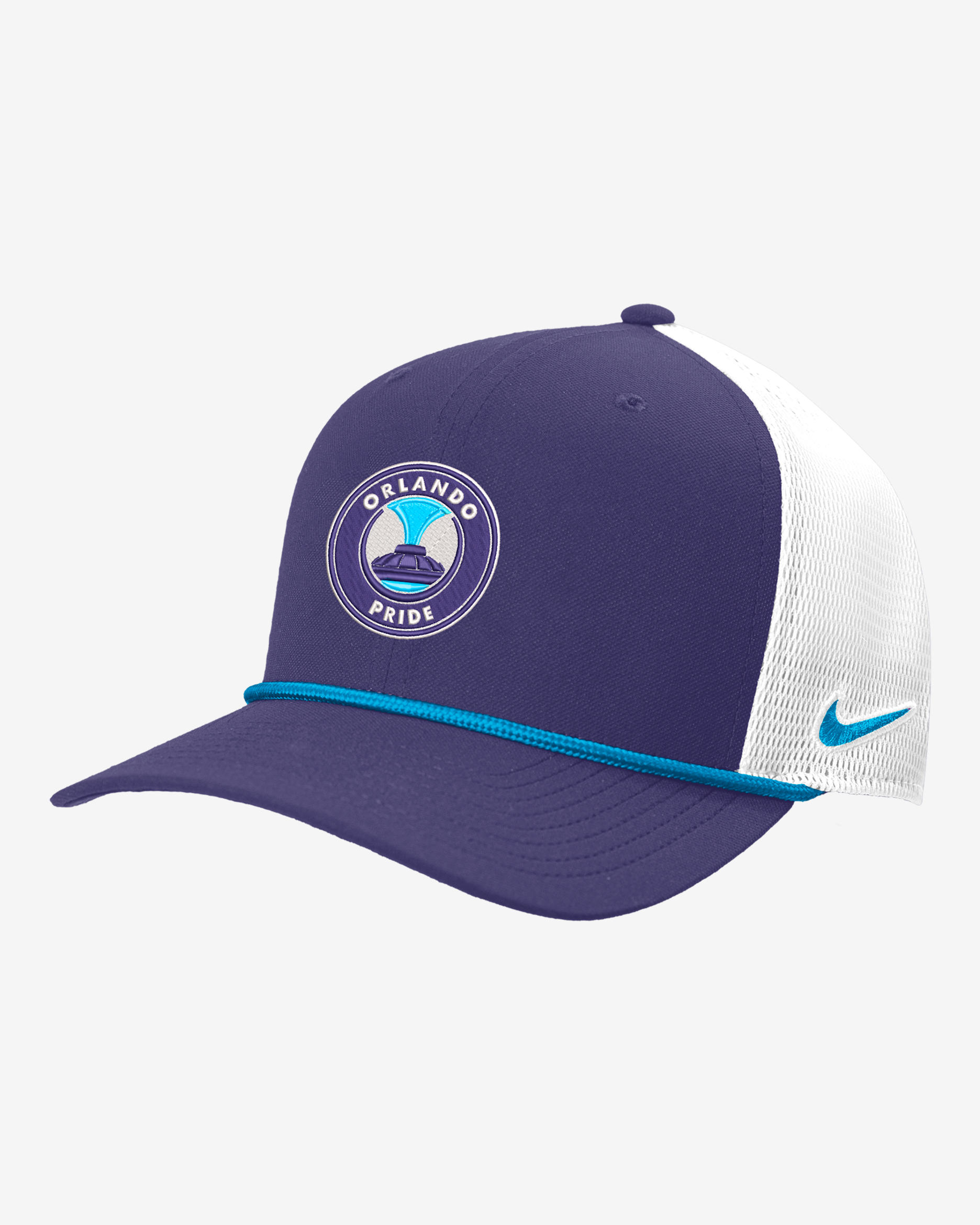 Orlando Pride Nike NWSL Trucker Cap - New Orchid
