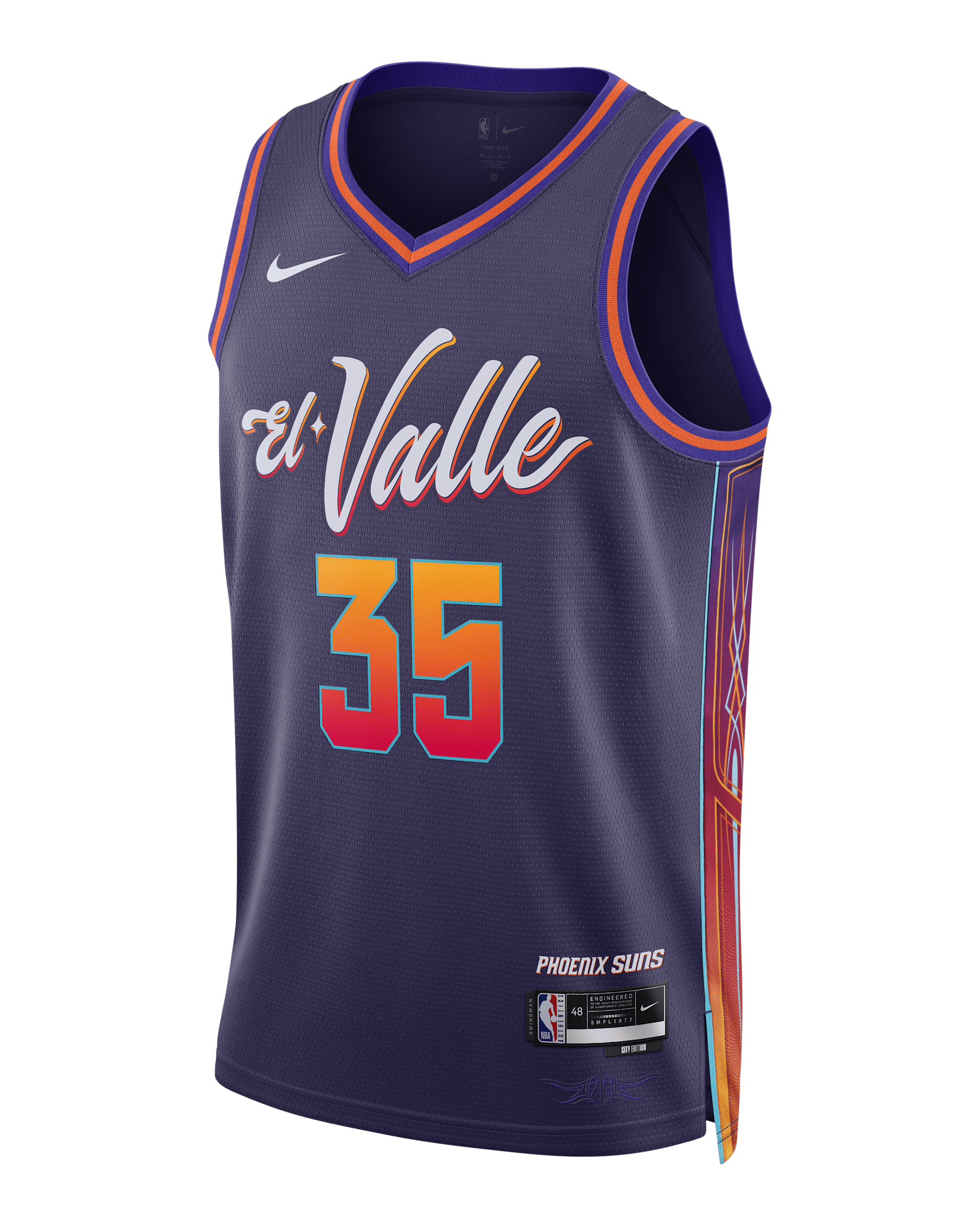 Kevin Durant Phoenix Suns City Edition 2023/24 Men's Nike Dri-FIT NBA Swingman Jersey - Ink