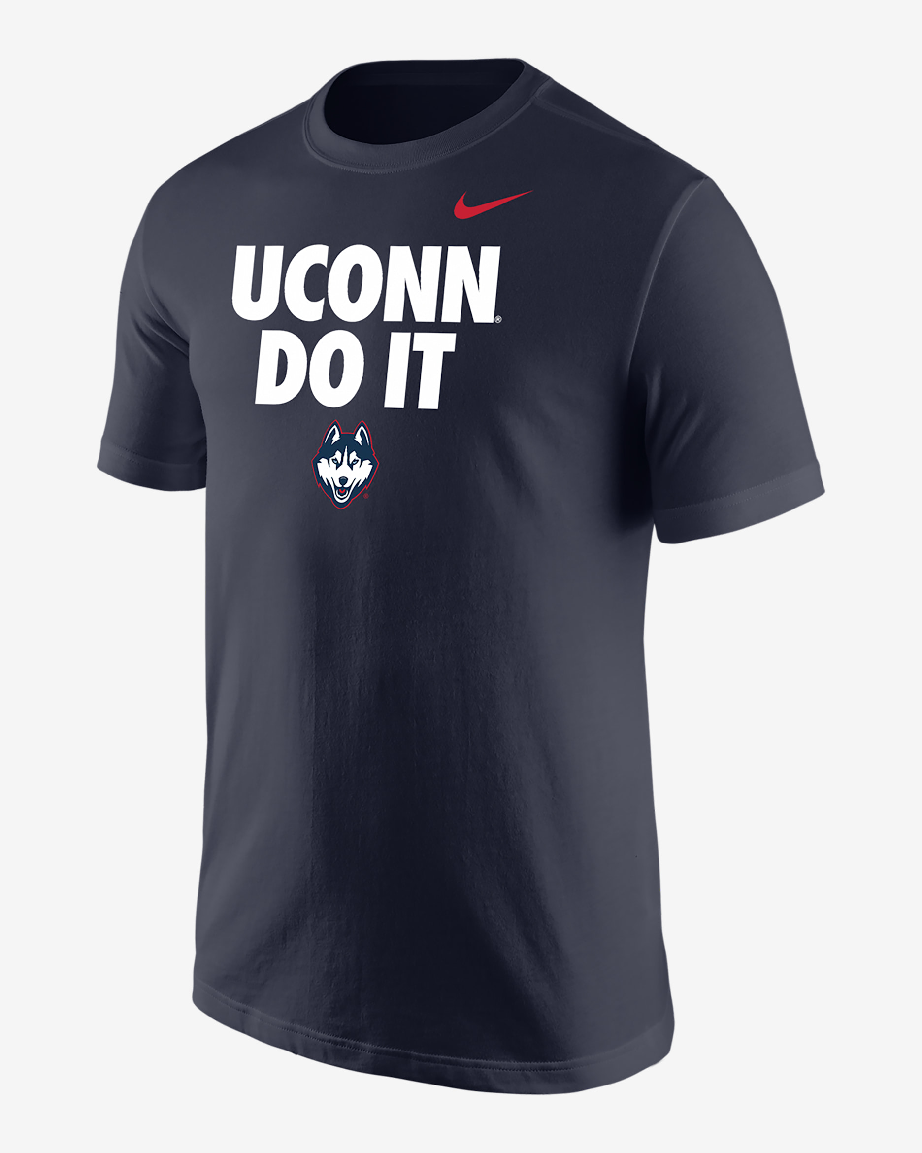 Playera Nike College para hombre UConn - Azul marino