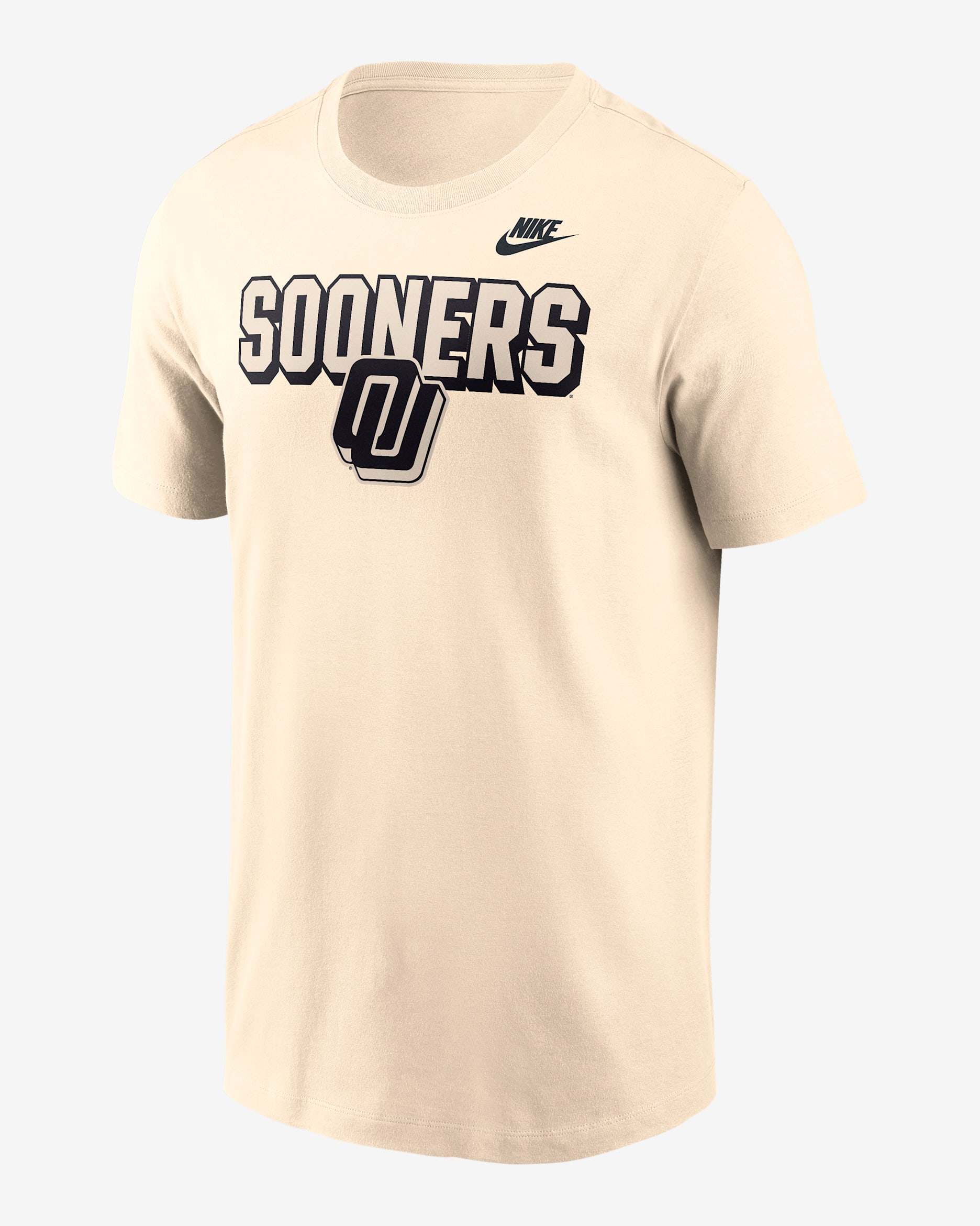 Oklahoma Team Bold Men's Nike College T-Shirt - Natural