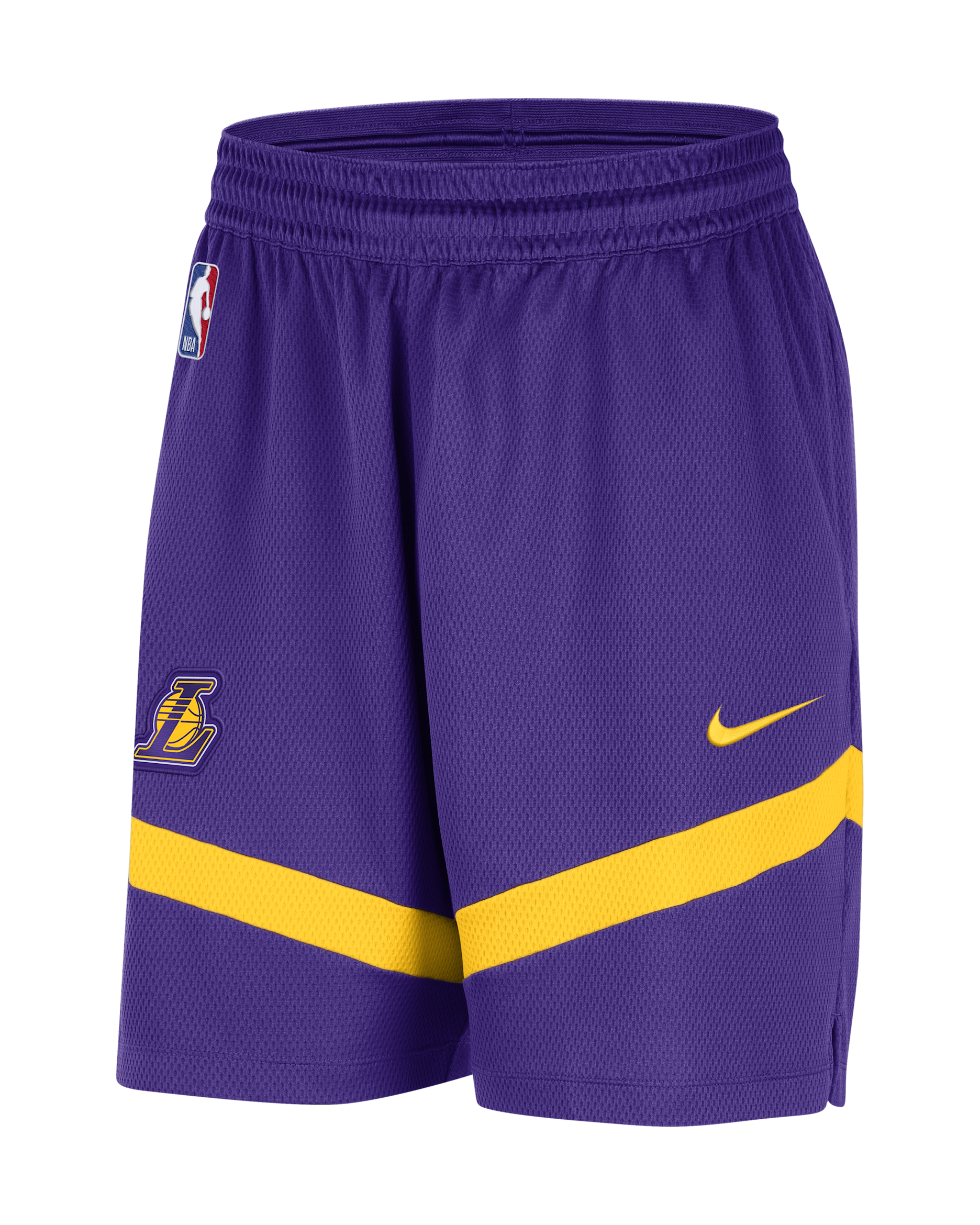 Los Angeles Lakers Icon Practice Men's Nike Dri-FIT NBA 20.5cm (approx.) Shorts - Field Purple/Amarillo/Amarillo