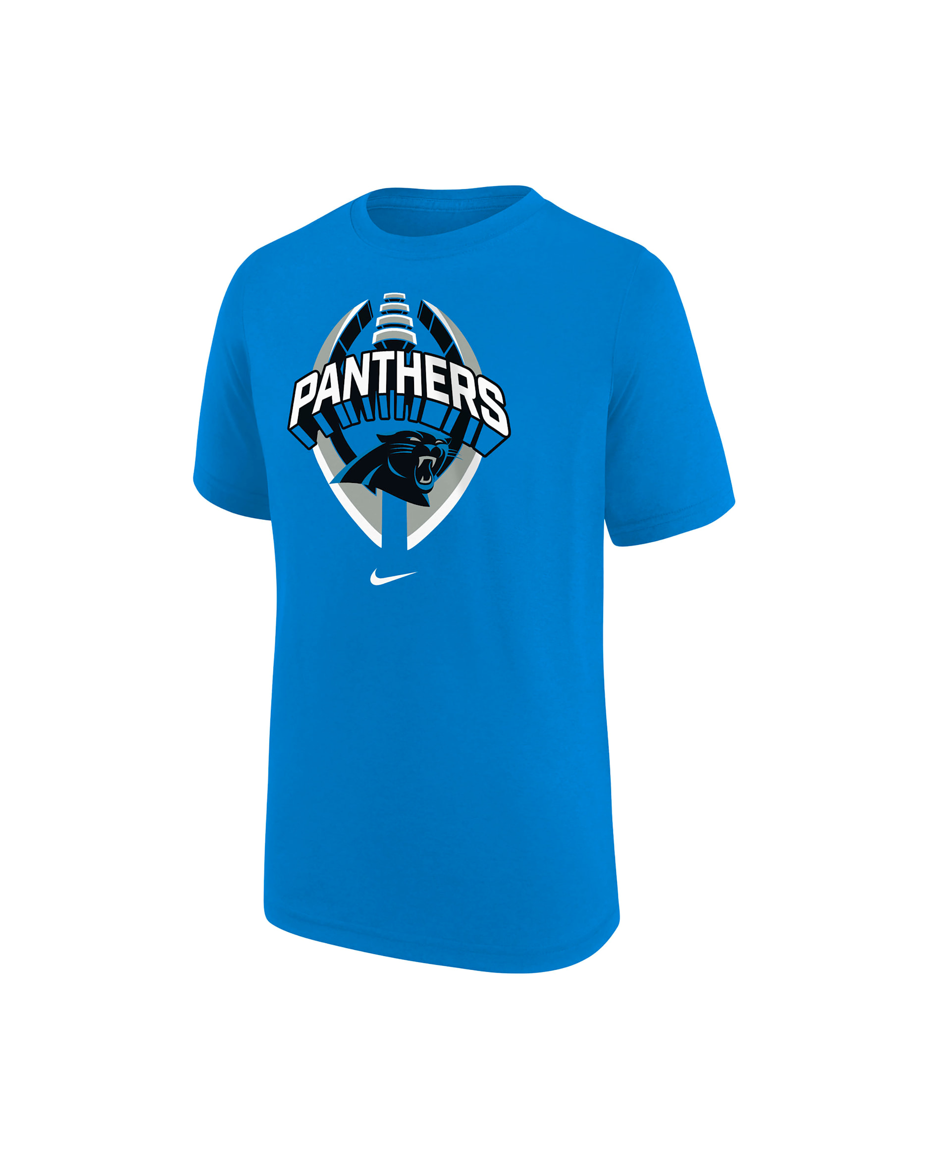 Playera Nike Dri-FIT de la NFL para niños talla grande Carolina Panthers Legend Icon - Azul