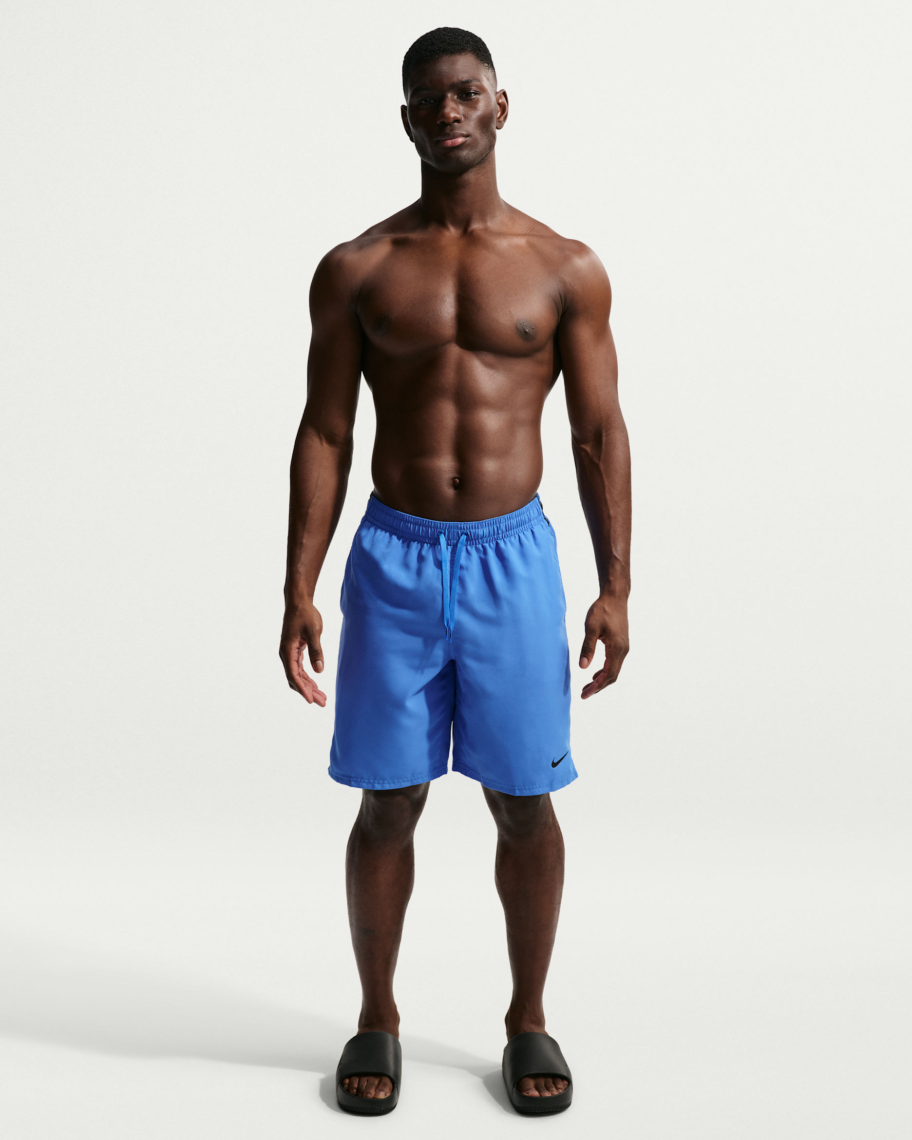 Short Volley de 23 cm con forro de ropa interior para hombre Nike Swim Breaker - Azul cristal/Azul cristal/Azul cristal/Negro