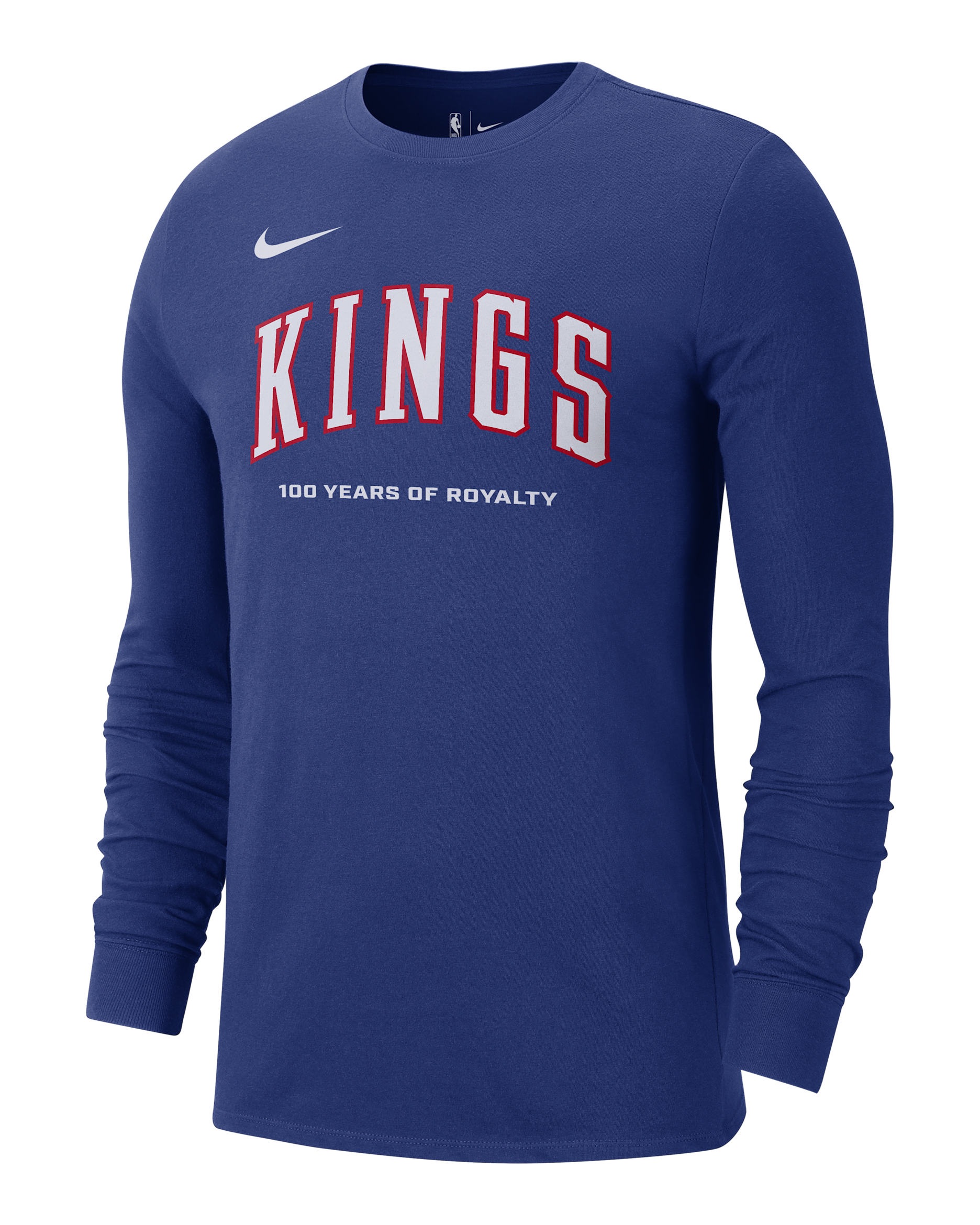 Sacramento Kings Essential City Edition Men's Nike NBA Long-Sleeve T-Shirt - Rush Blue