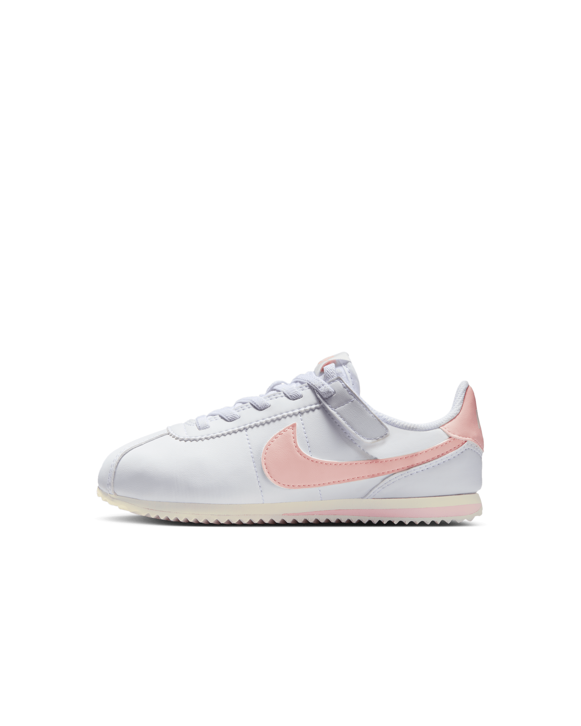 나이키 코르테즈 이지온 리틀키즈 신발 - 화이트/세일/에코 핑크