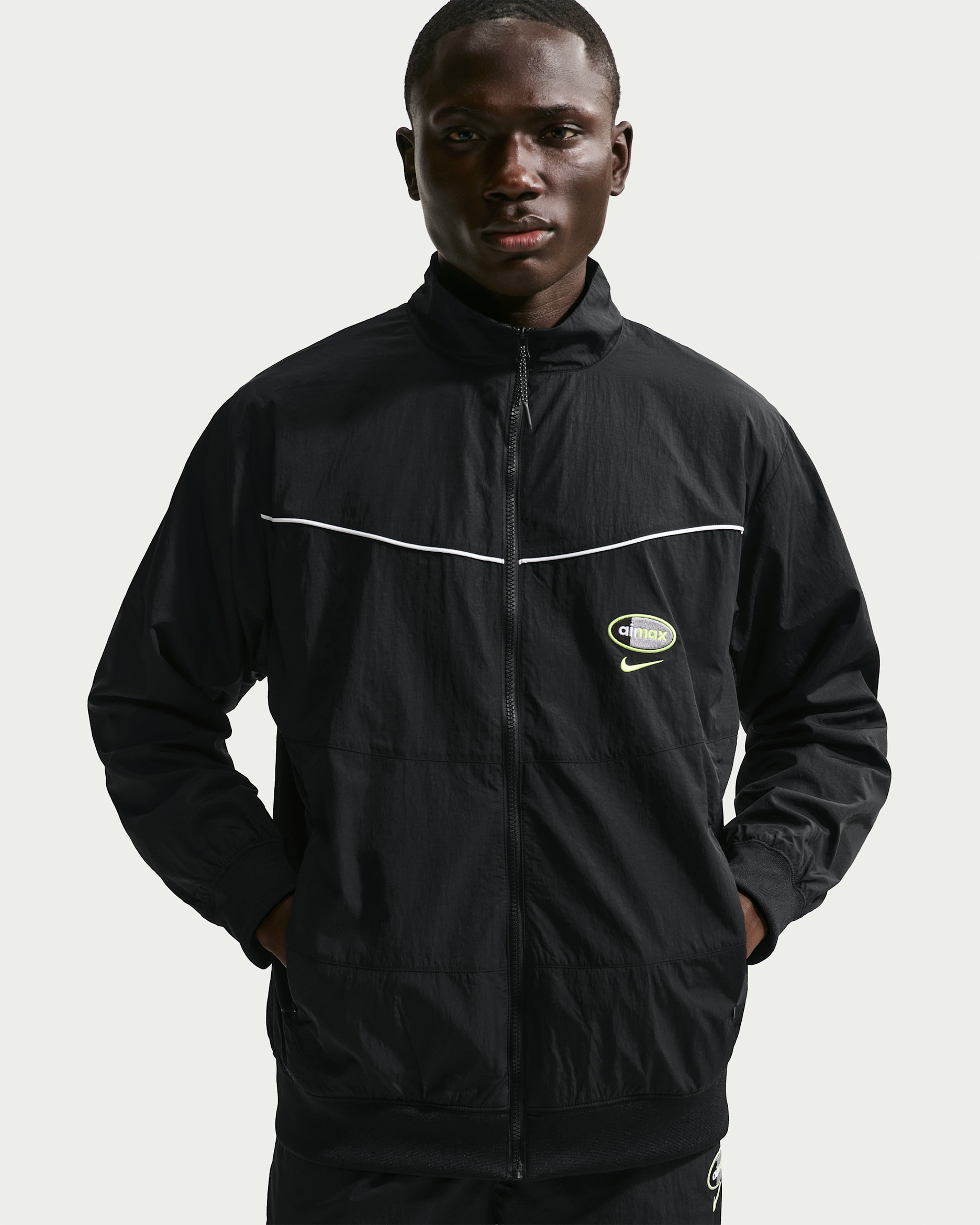 Nike Sportswear Men's Woven Jacket - Black/Black/Black
