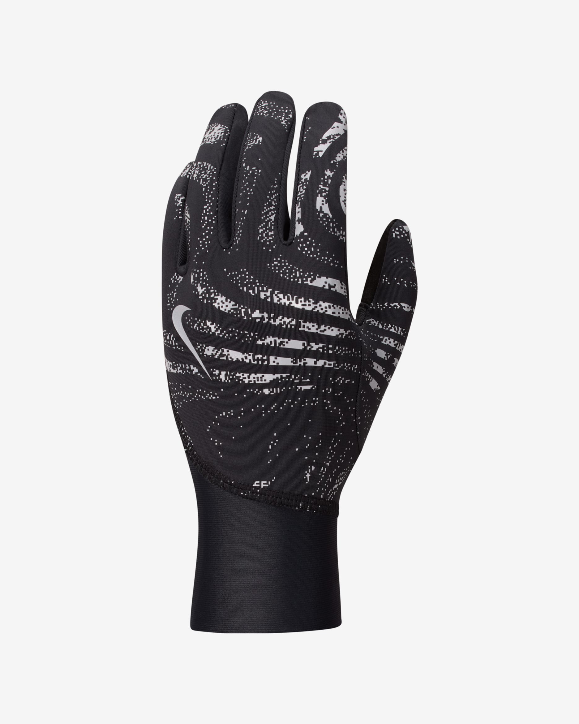 Nike Pacer Women's Therma-FIT Reflective Running Gloves - Black/Black/Silver