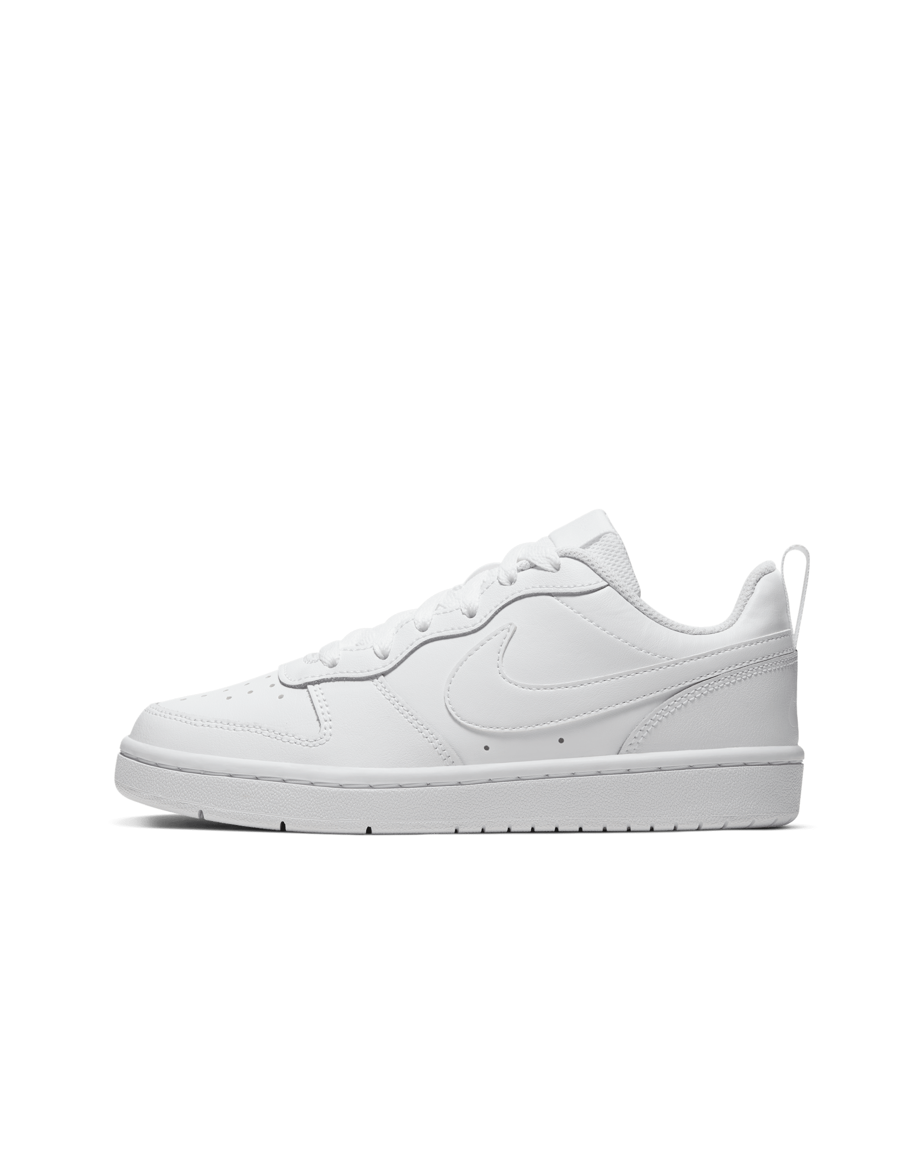 รองเท้าเด็กโต Nike Court Borough Low 2 - ขาว/ขาว/ขาว