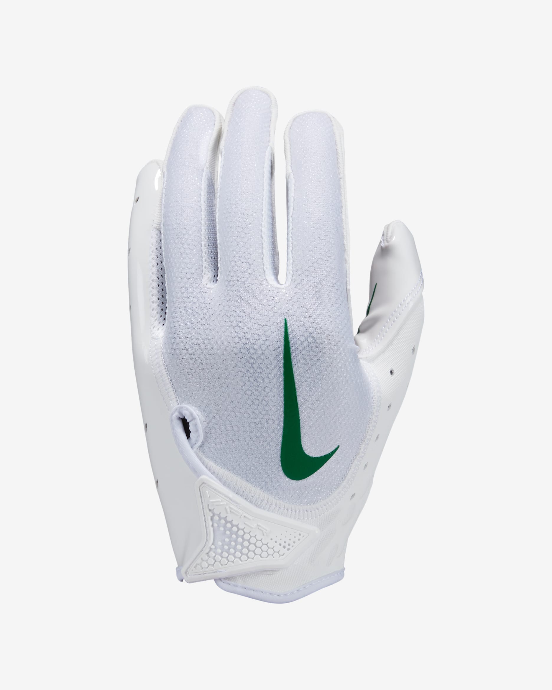 Nike Vapor Jet 7.0 Football Gloves (1 Pair) - White/Pine Green