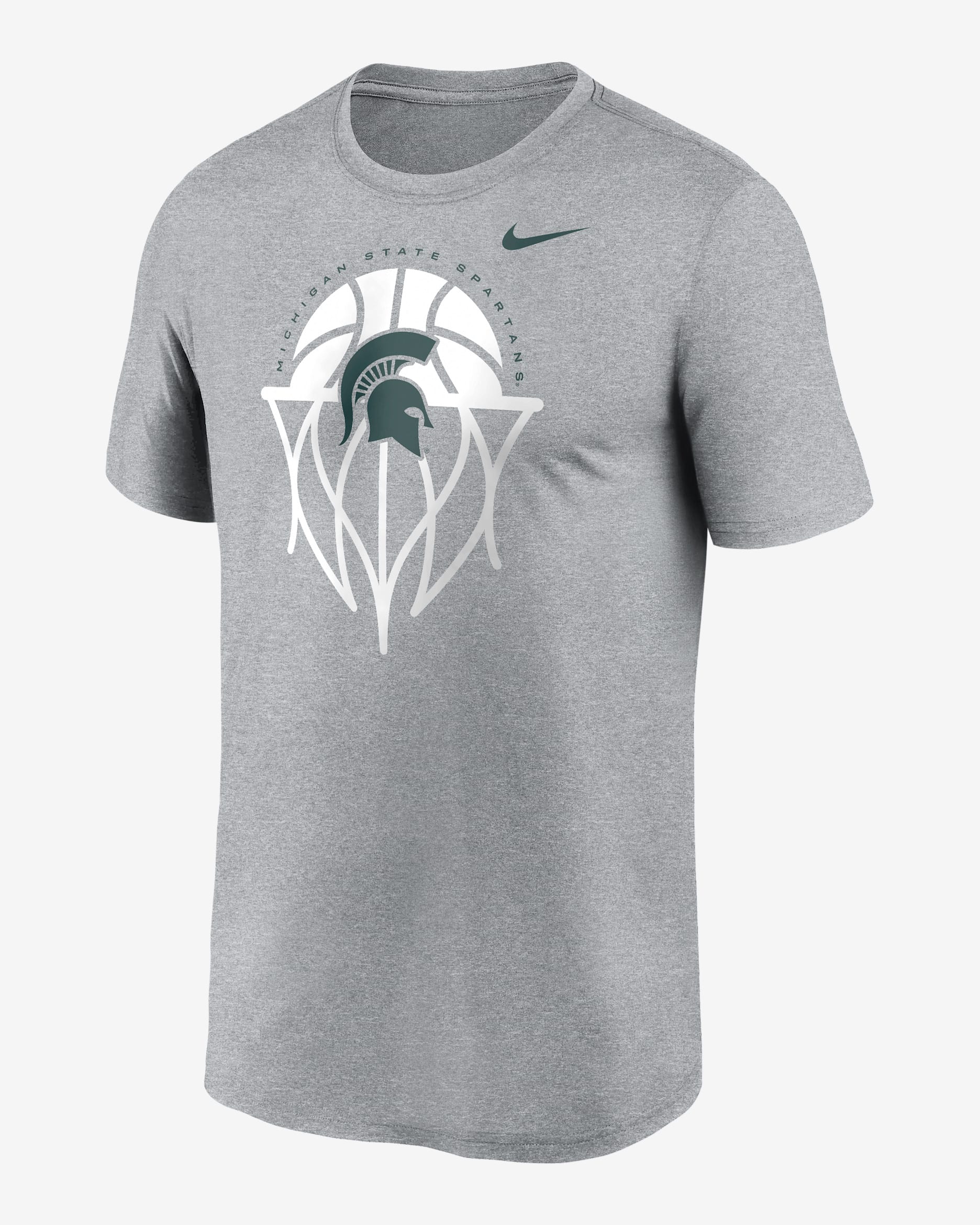 Michigan State Legend Basketball Icon Men's Nike Dri-FIT College T-Shirt - Grey