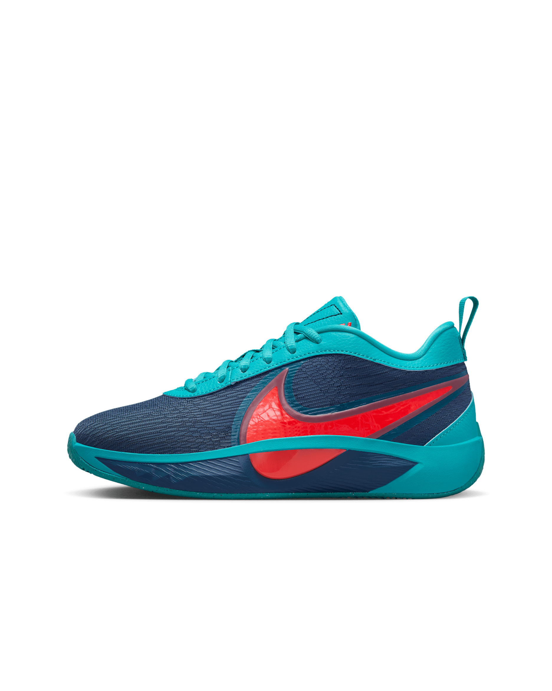 Giannis Freak 6 Big Kids' Basketball Shoes - Dusty Cactus/Bright Crimson/Obsidian