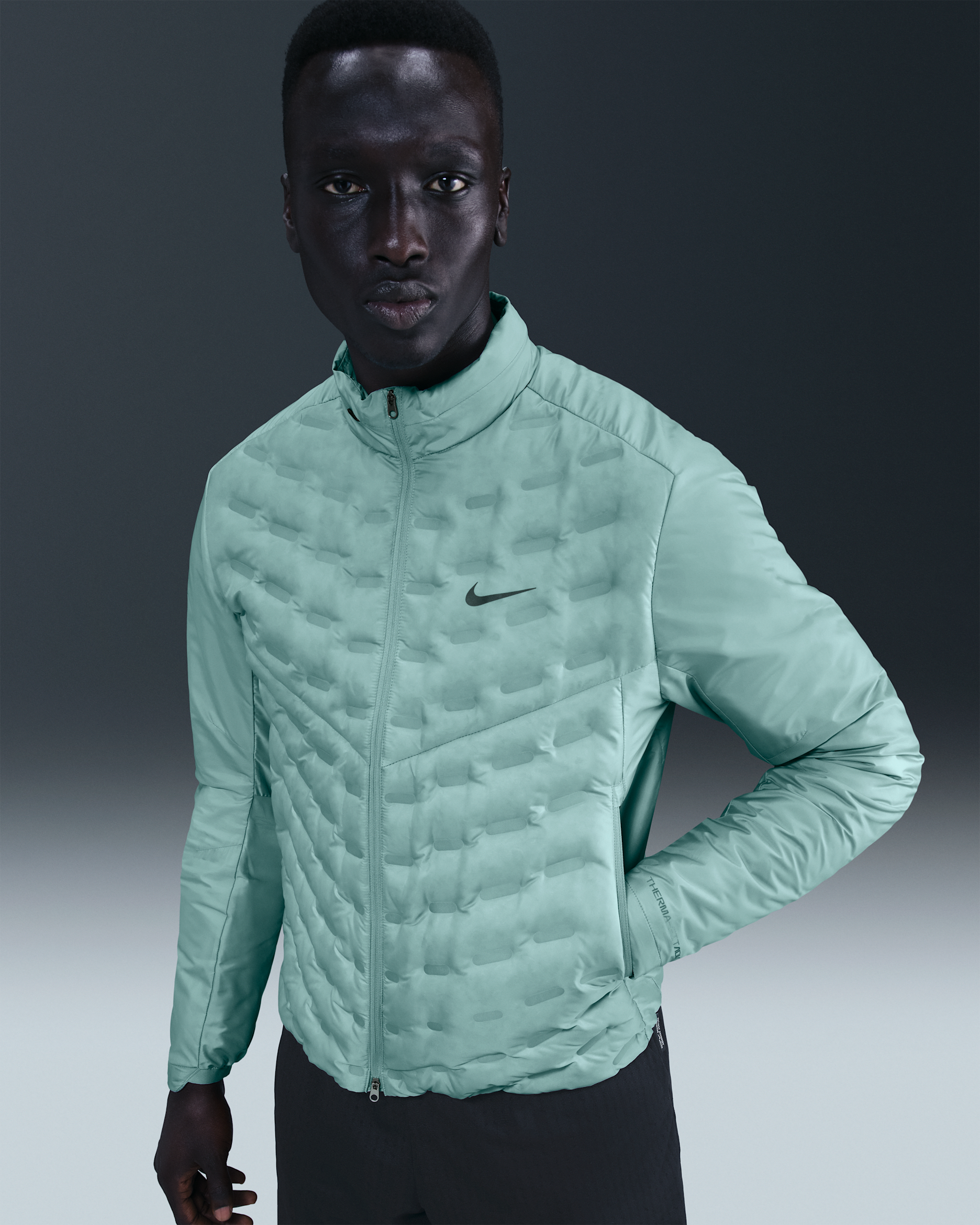 Veste de running déperlante Nike Therma-FIT ADV AeroLoft pour homme - Cannon