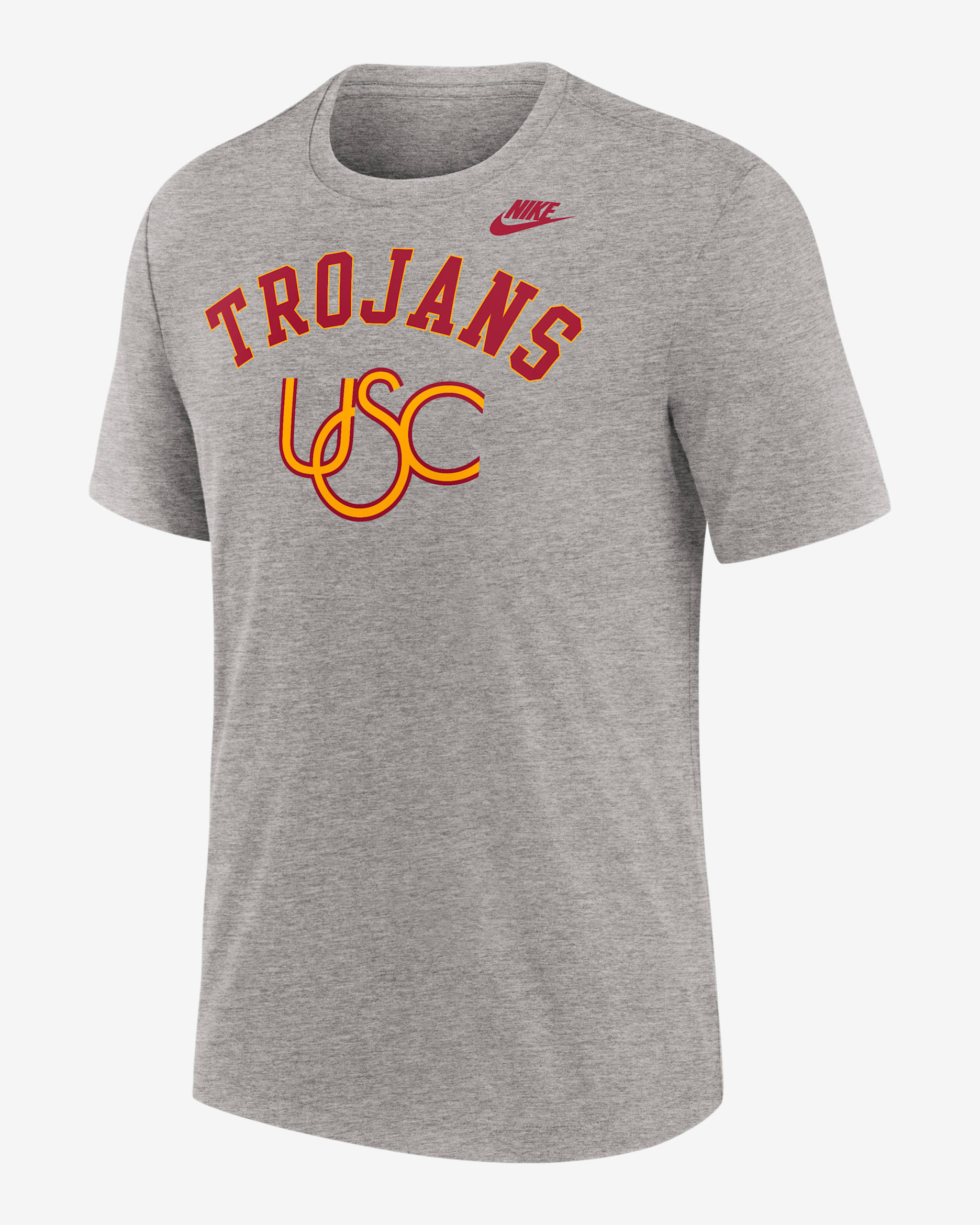 USC Legacy Arch Men's Nike College T-Shirt - Dark Grey Heather