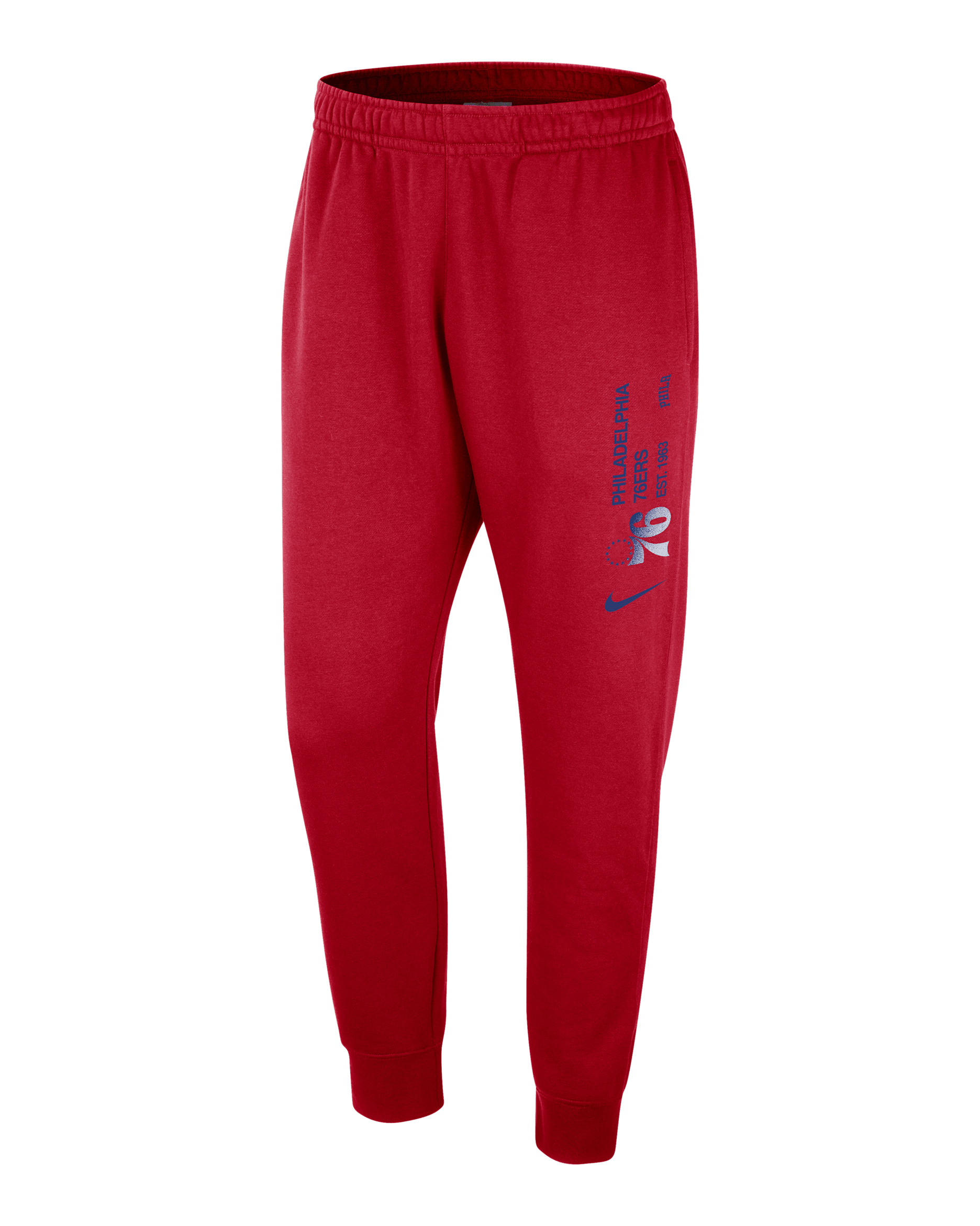 Philadelphia 76ers Club Courtside Men's Nike NBA Joggers - University Red