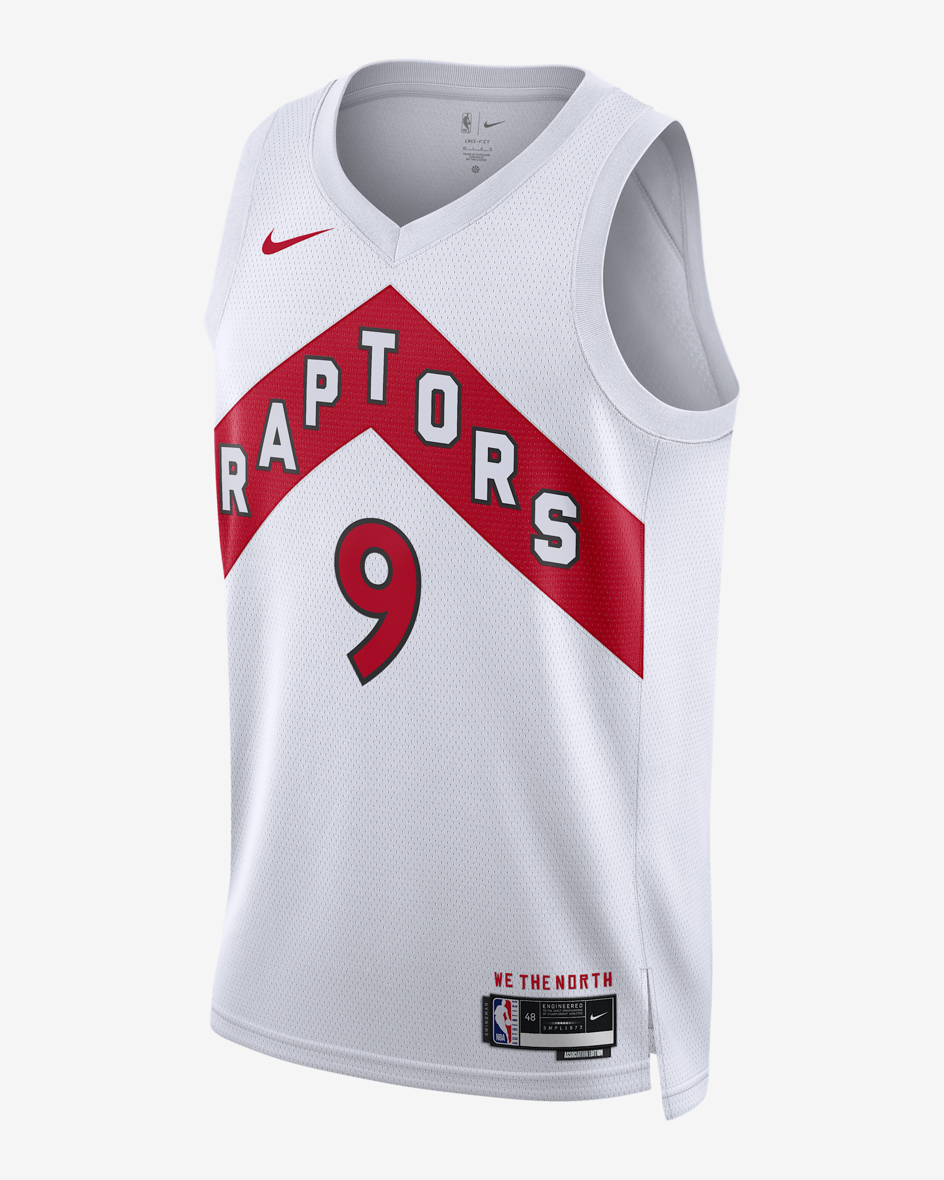 Maillot Nike Dri-FIT NBA Swingman Toronto Raptors Association Edition pour homme - Blanc